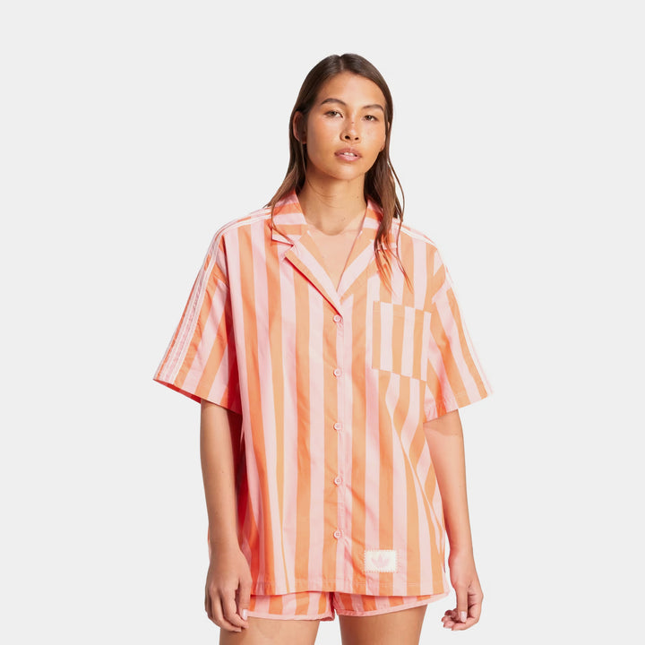 adidas Summer Glow Cali Womens Short Sleeve Shirt Semi Pink