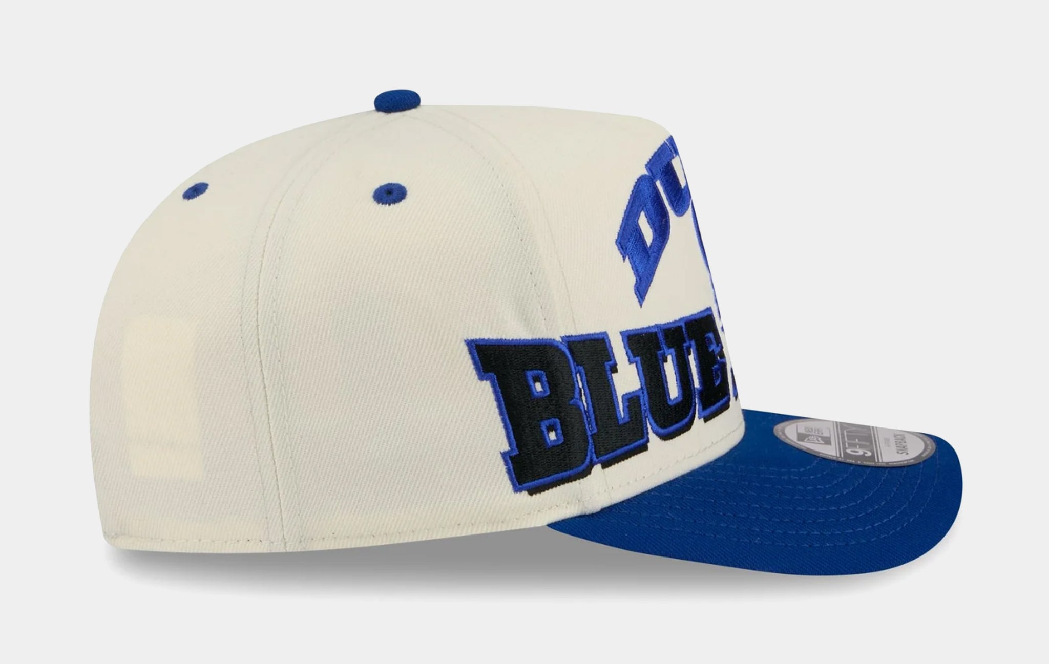 New Era Duke Blue Devils Arched 950AF Snapback Mens Hat White Blue ...