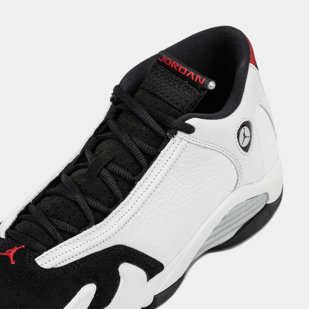 Jordan Air Jordan 14 Retro Black Toe Grade School Lifestyle Shoes White