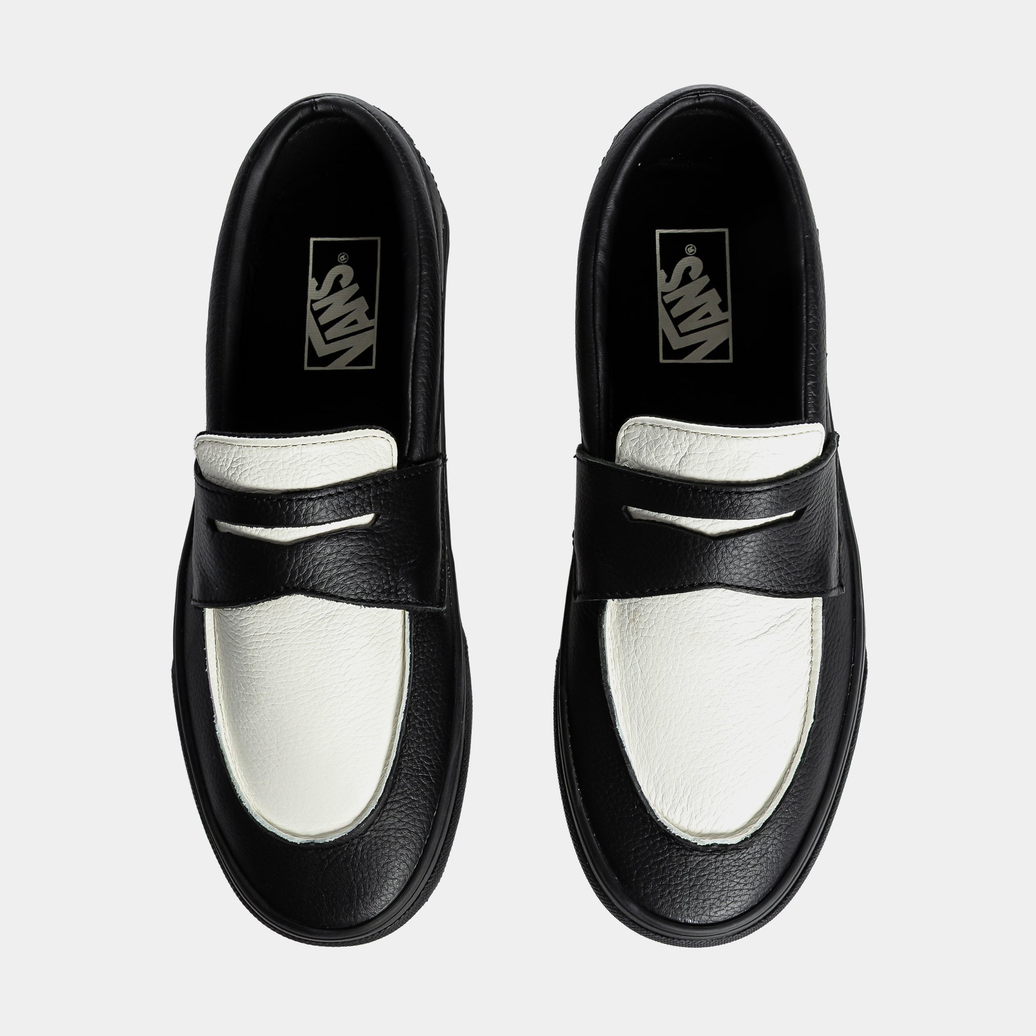 Vans Skate Loafer Mens Lifestyle Shoes Black White Z0GBPT – Shoe