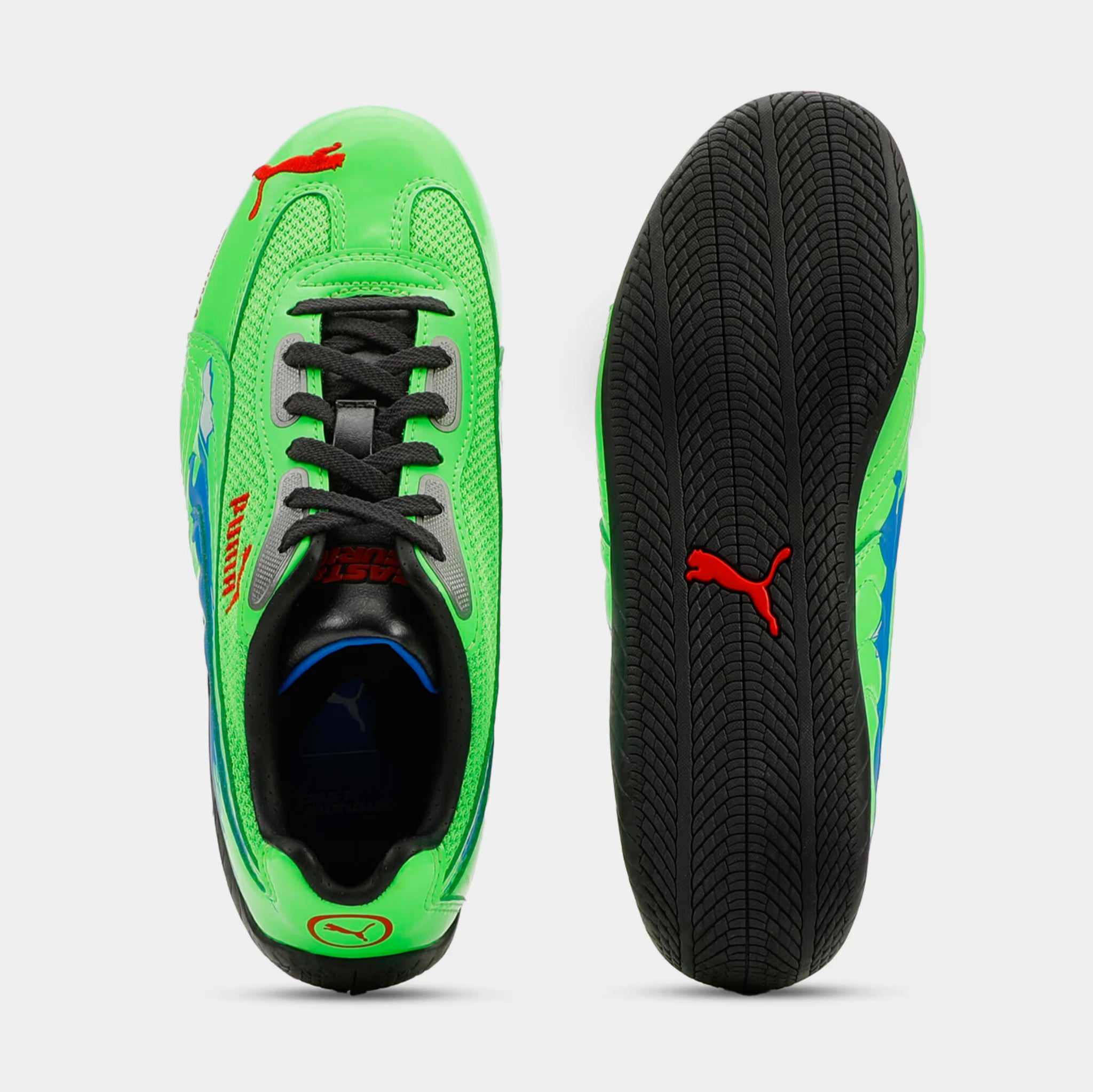 PUMA Fast & Furious x Speedcat LA Mens Lifestyle Shoes Green Blue