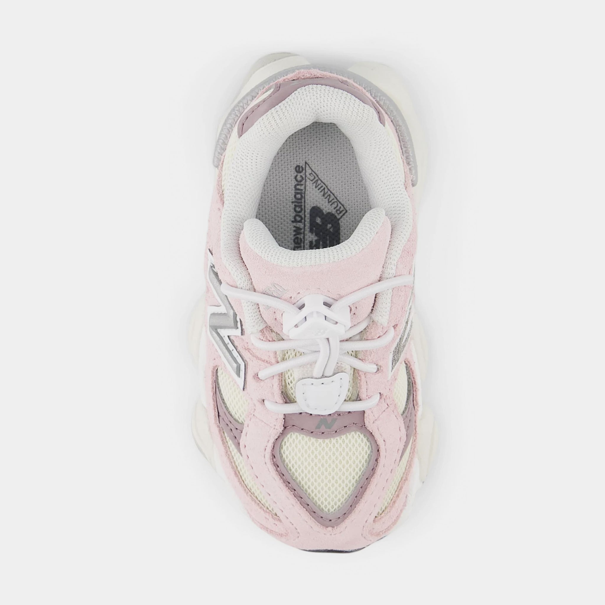 New Balance 9060 Infant Toddler Running Shoes Pink Yellow Grey