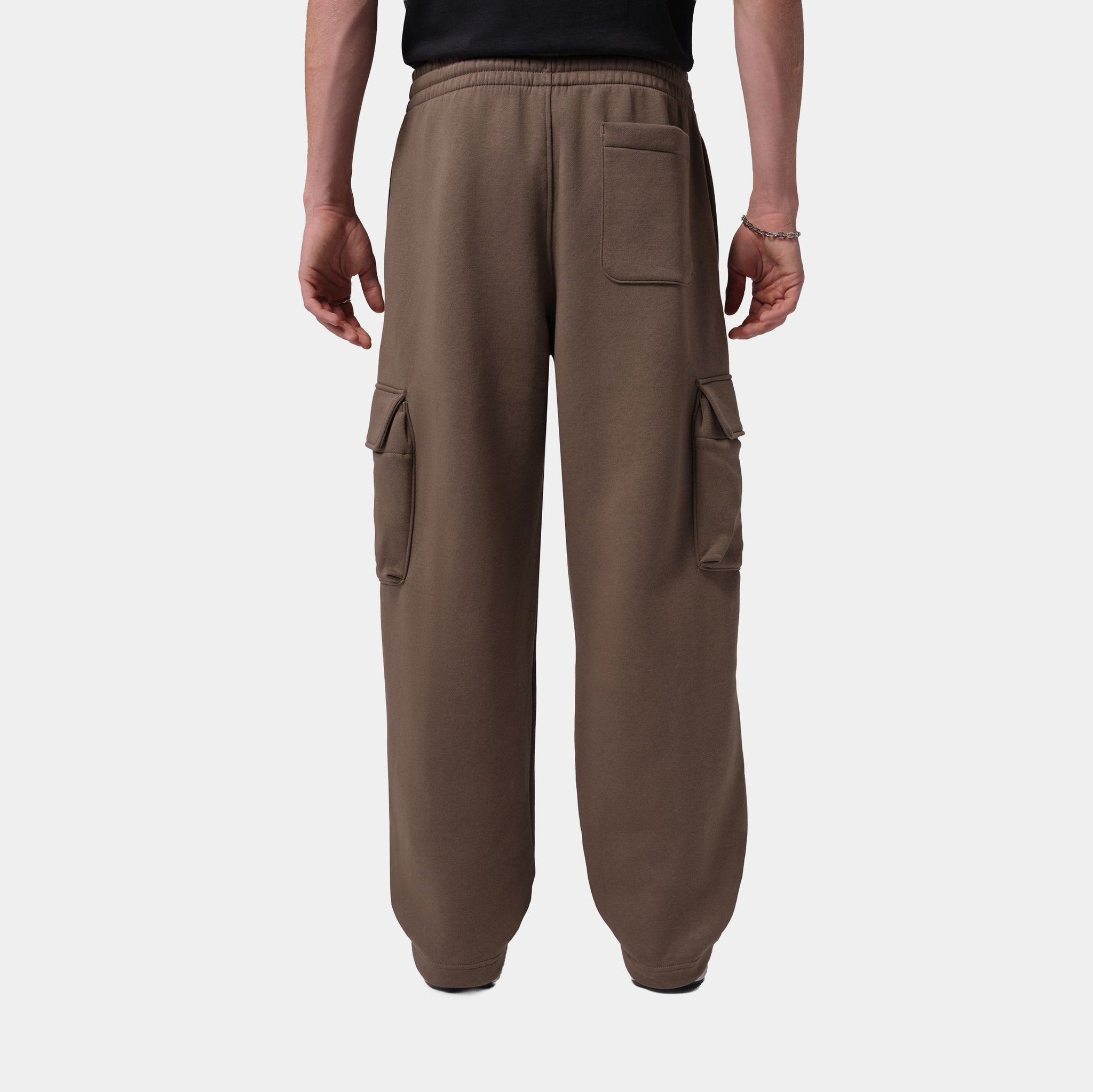 Jordan Brooklyn Oversized Fleece Cargo Mens Pants Palomino Dark