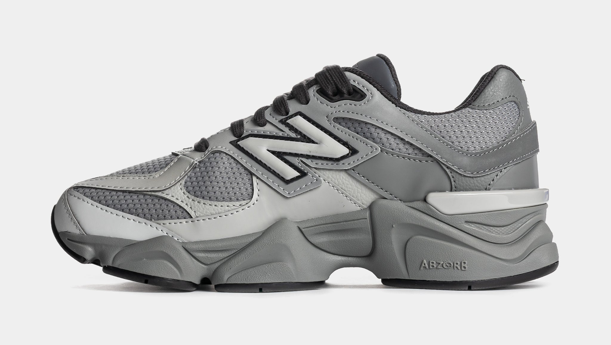 New Balance 9060 Lace Grade School Lifestyle Shoes Slate Grey