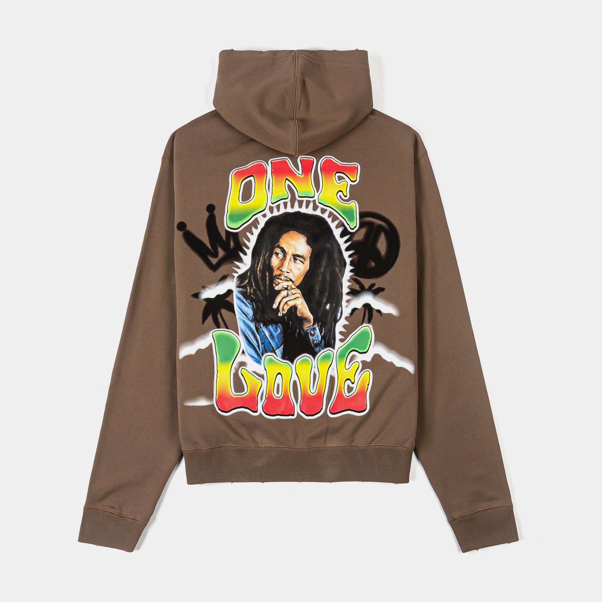 Shoe Palace SP x Bob Marley One Love Zip Up Fleece Mens Hoodie