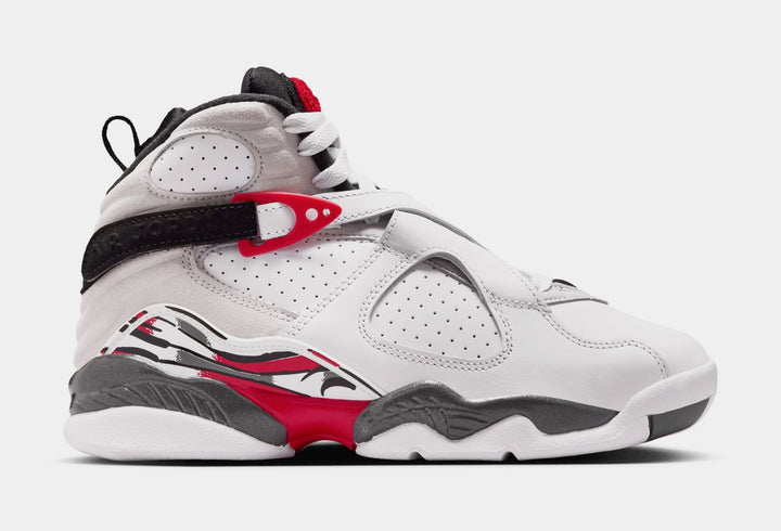Jordan Air Jordan 8 Retro White And True Red Mens Lifestyle Shoes