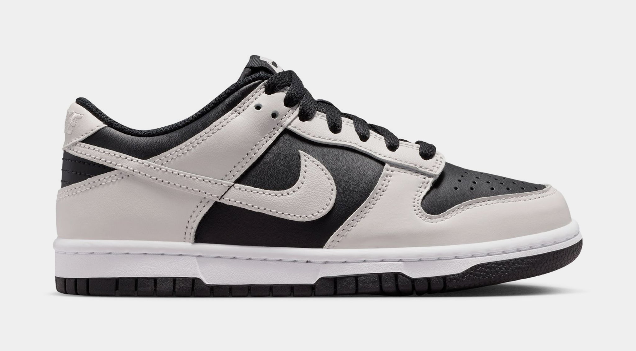 Nike Dunk Low Grade School Lifestyle Shoes Black Platinum Tint