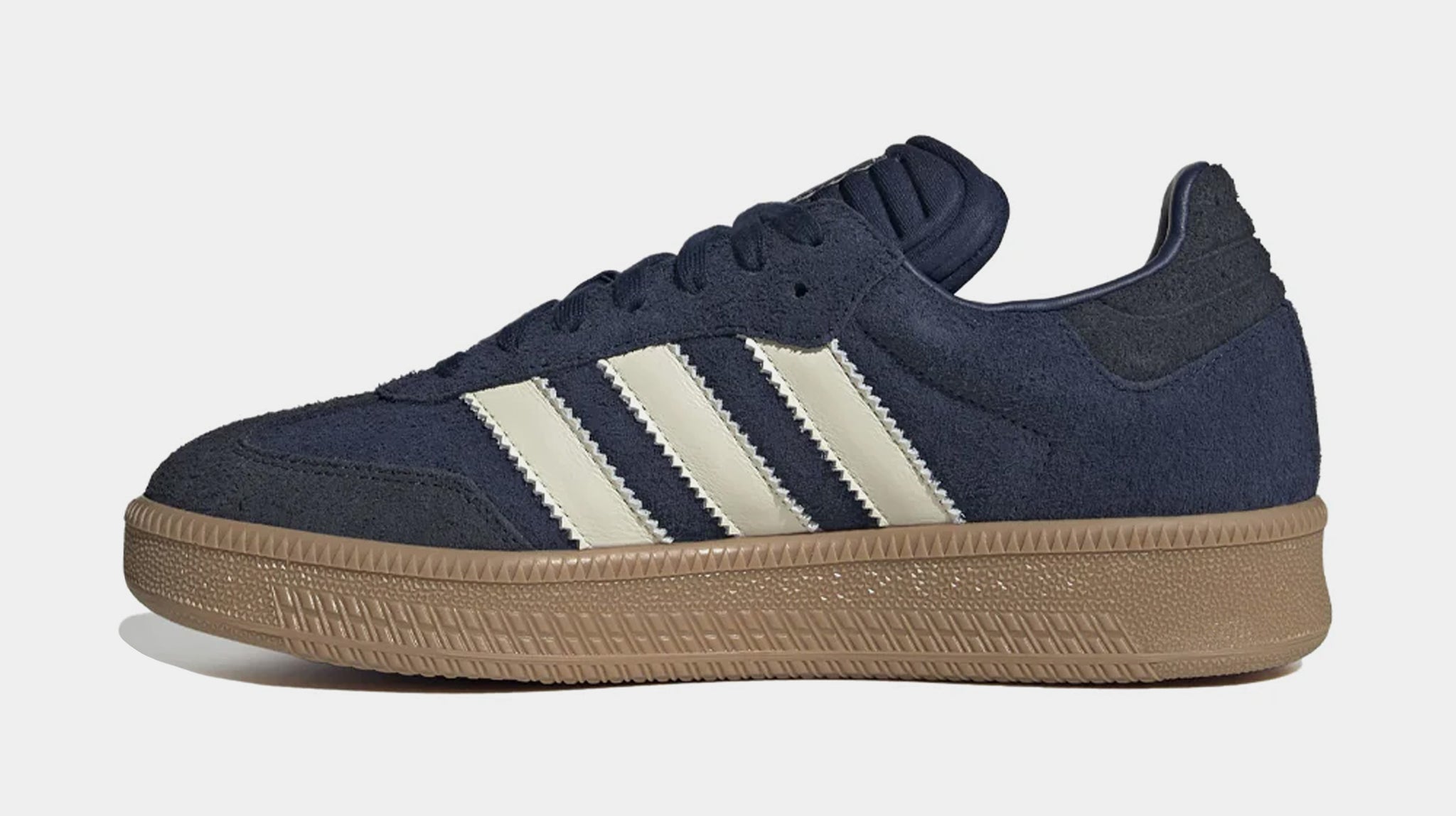 adidas Samba Xlg Shoes - Night Indigo/Cream White/Gum adidas Samba Xlg Shoes - Night Indigo/Cream White/Gum