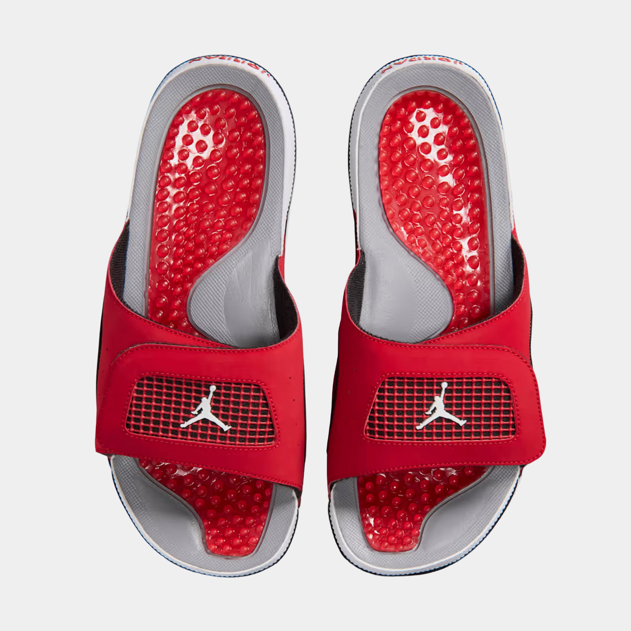 Jordan Retro 4 Men Siz 9 Hydro Flight Slides Grey Yellow Sandals 532225-007 Jordan Men main image 4