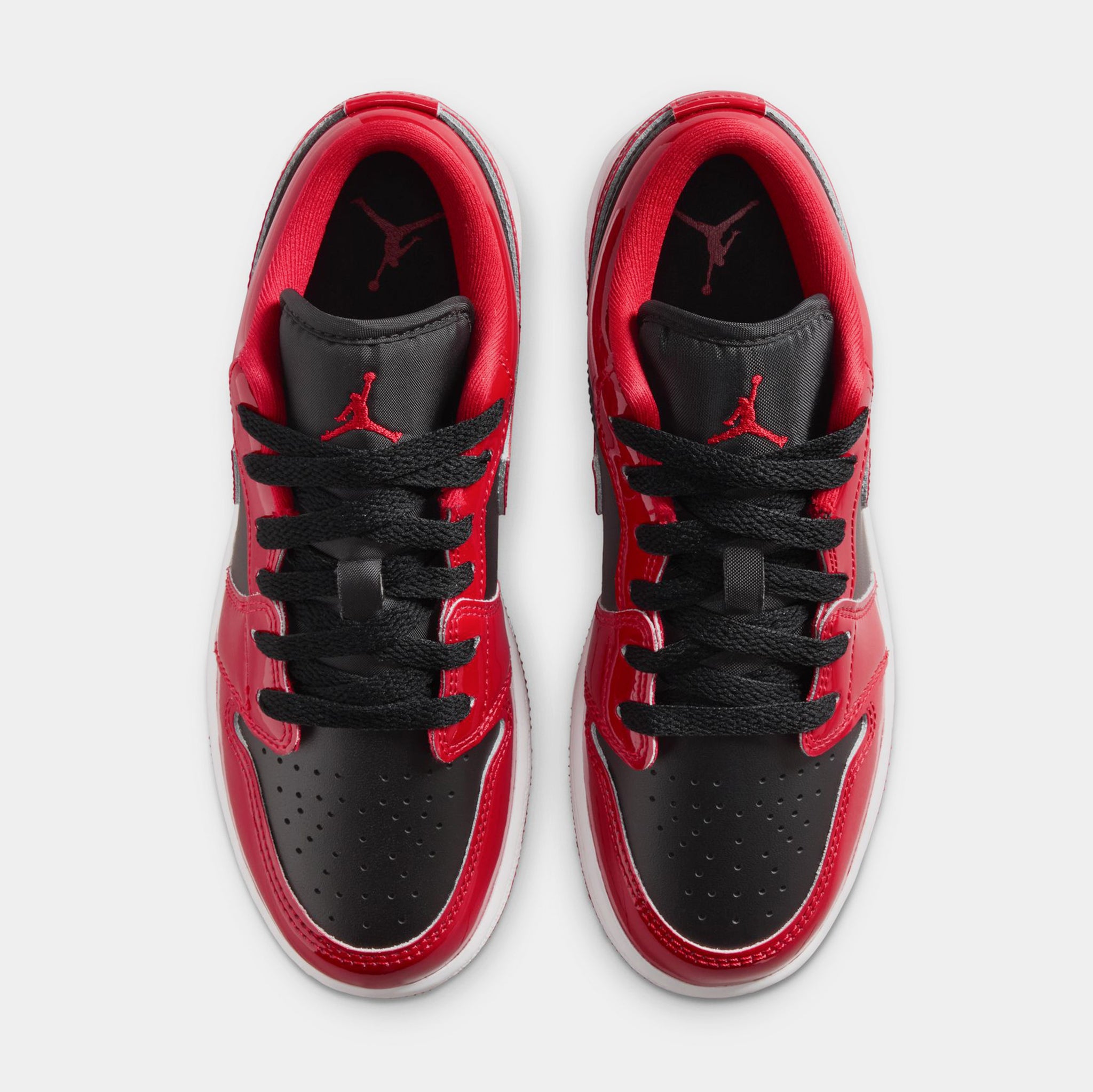 Jordan Low-Top Sneakers in White, Black & Red The Air Jordan 1 Low OG  main image 3