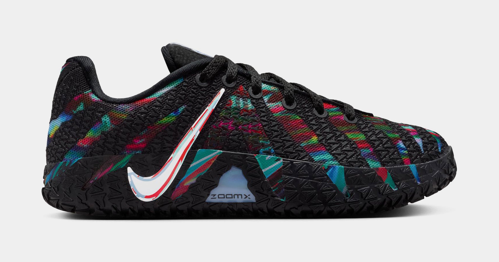 Nike JA Grade School Basketball Shoes Black White Bright Crimson