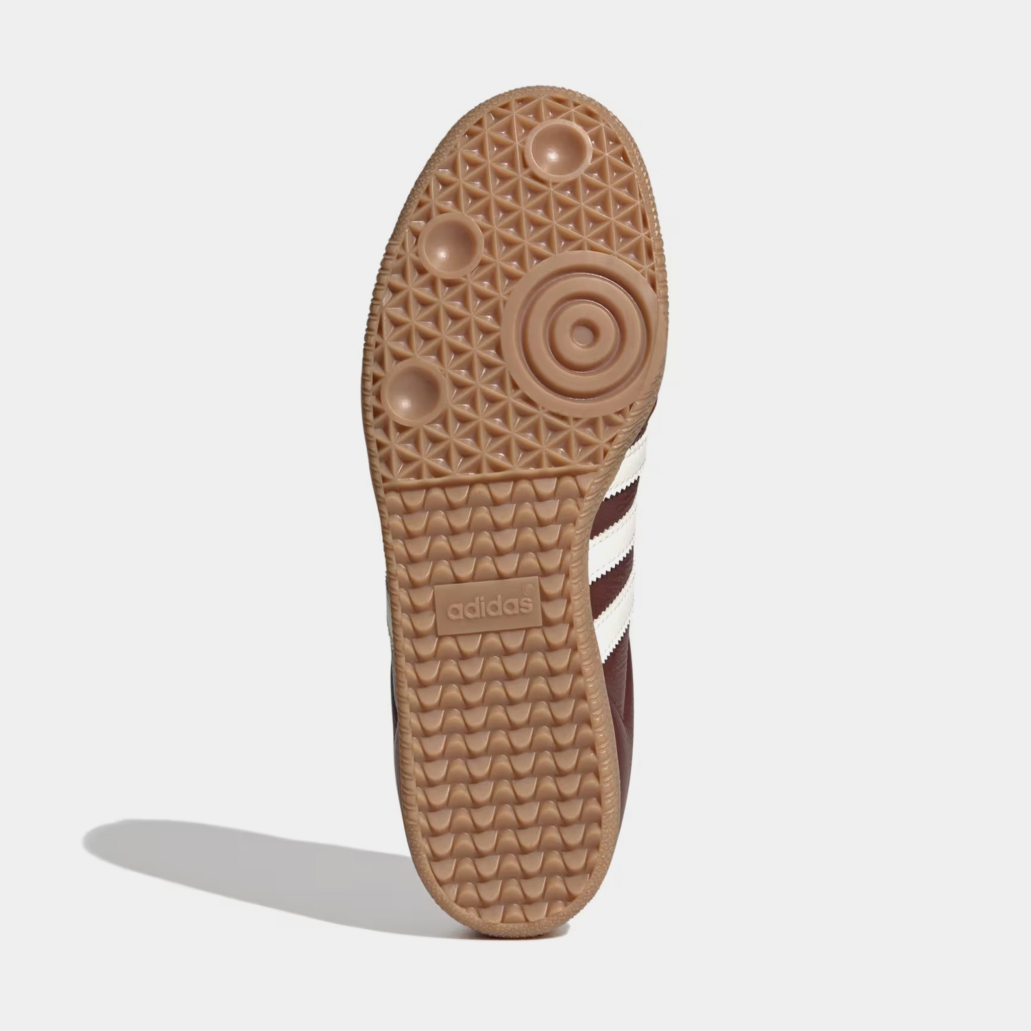 adidas Samba OG Mens Lifestyle Shoes Fox Brown Off White Gum