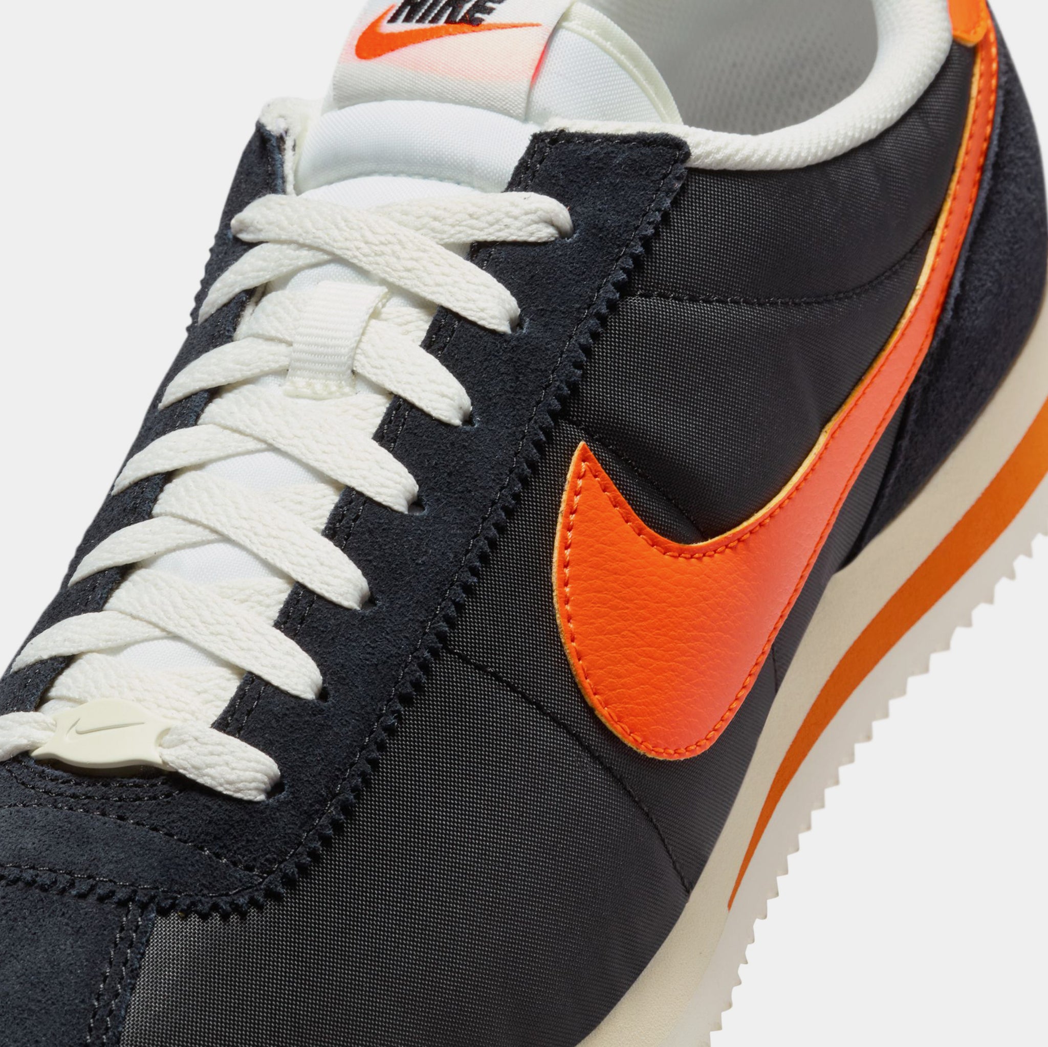 nike cortez black and orange