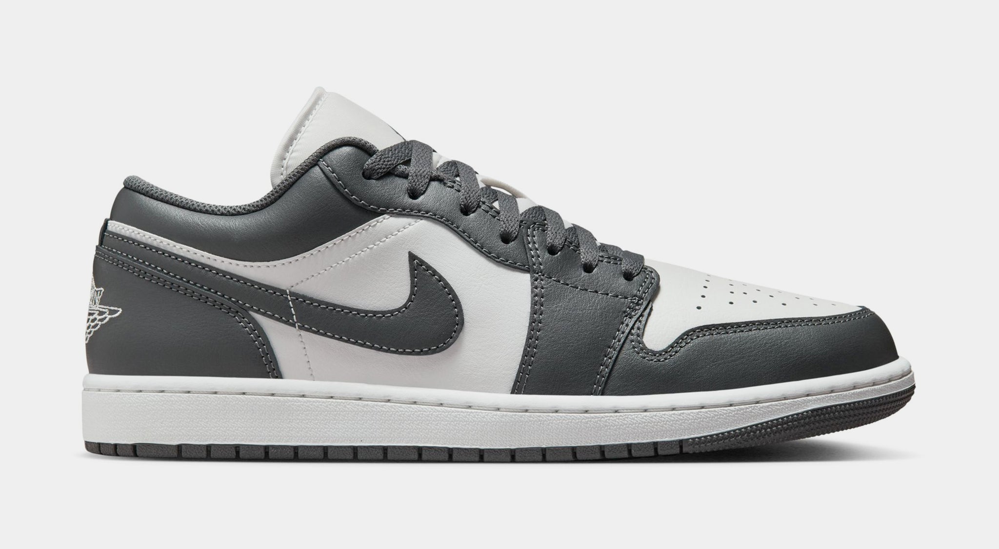 Jordan Air Jordan 1 Low Mens Lifestyle Shoes Iron Grey Summit 