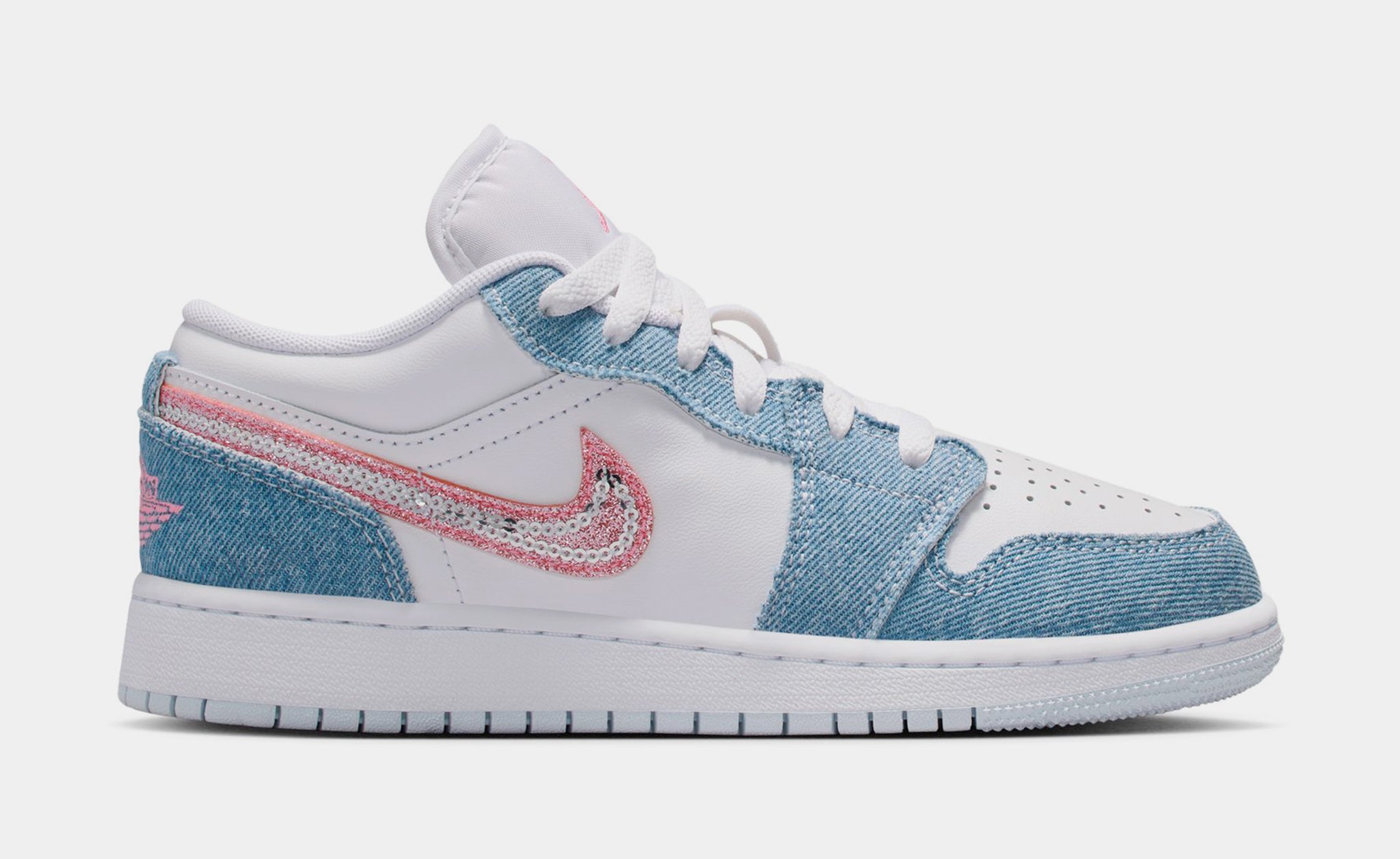 pink sparkle jordans