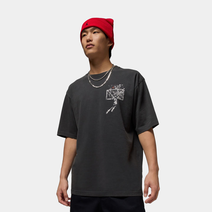 Jordan Brooklyn Oversized Graphic Mens Short Sleeve Shirt