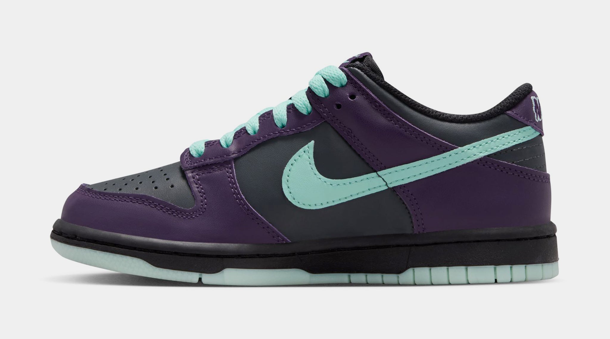 Deep Purple Dunk Low Green Purple Yellow Purple And Green Sneakers