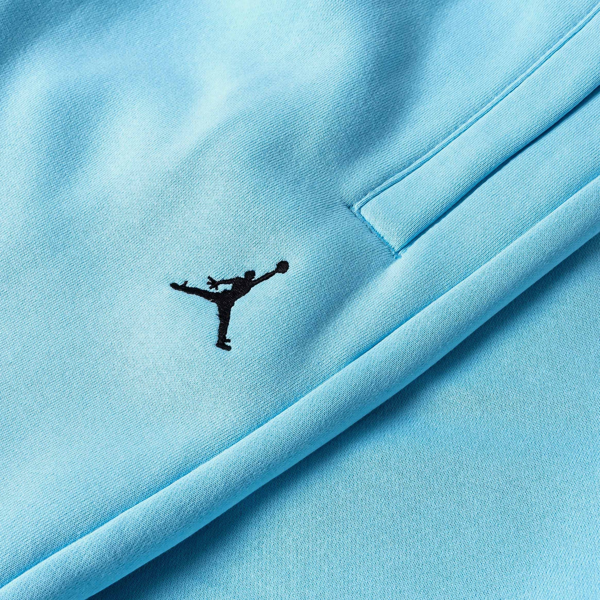 Jordan Brookyln Fleece Oversized Open Hem Mens Sweatpants Blue