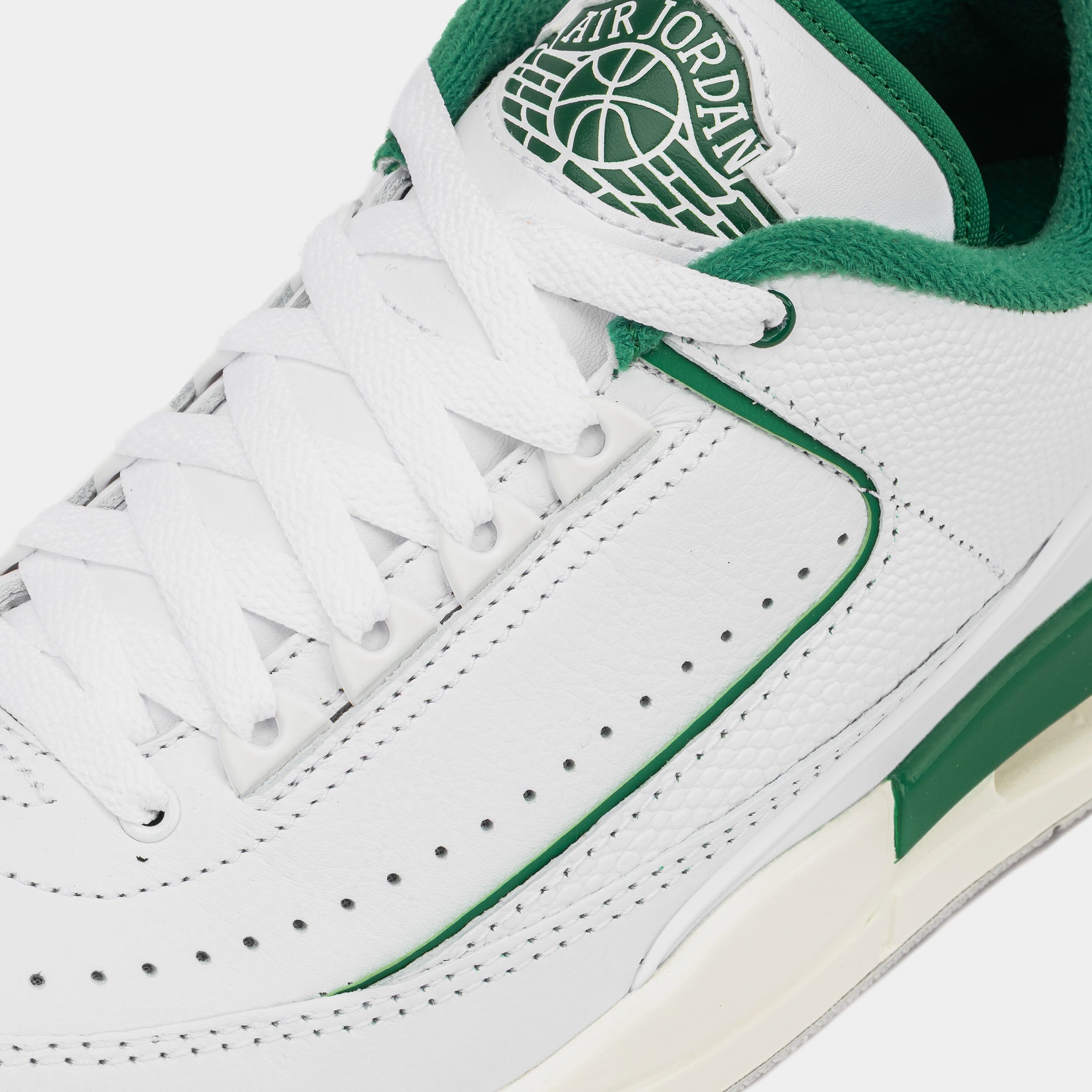 JORDAN FD0383-103 Air Jordan 2/3 Mens Basketball Shoes (White/Pine Green/Sail/Neutral Grey) Image 29446675529934