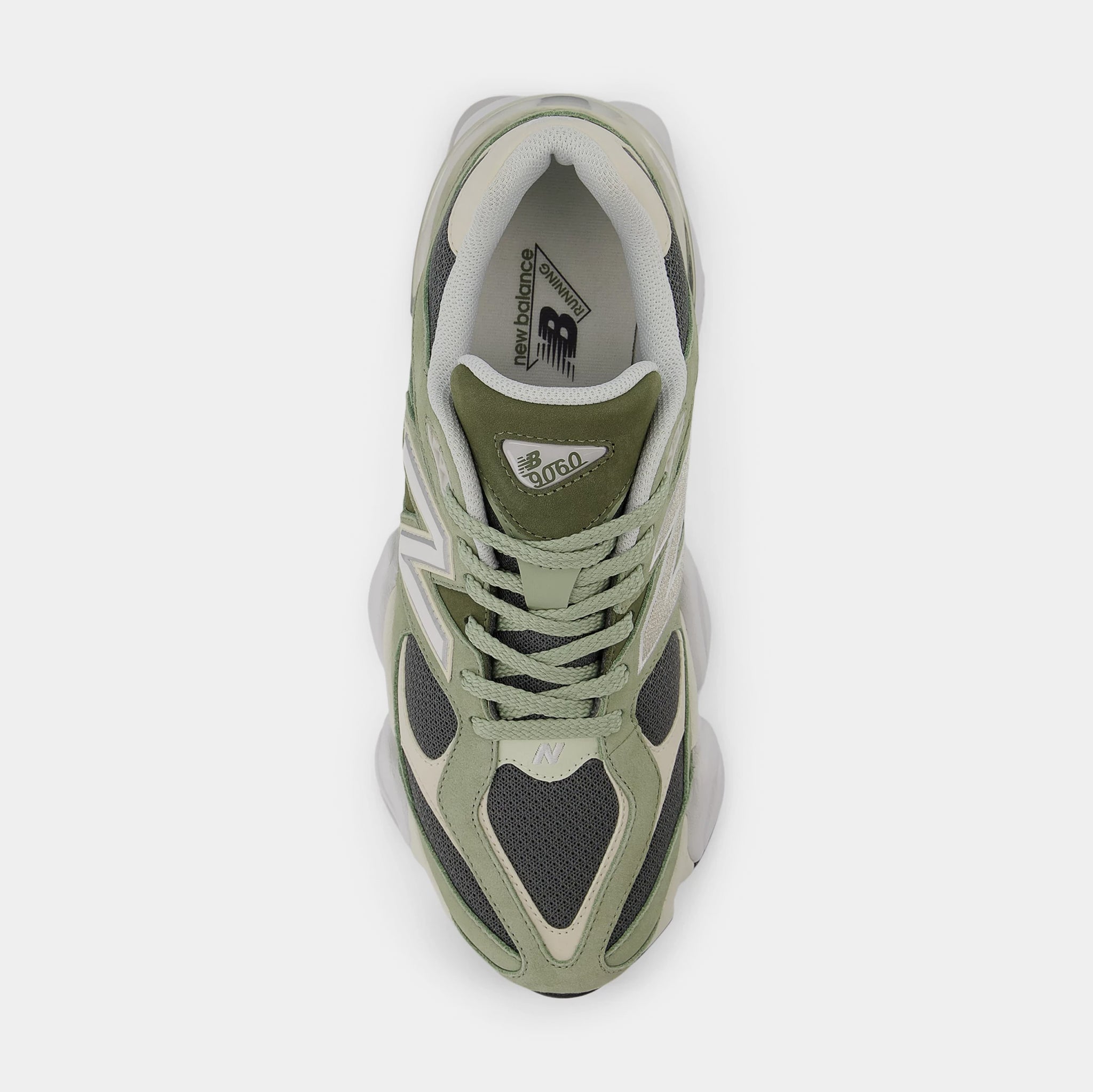 New Balance Forest Green and Cream 9060 good shape U9060FG New Balance 9060 Green Cream [USED] - 11.5 M (Used  main image 4