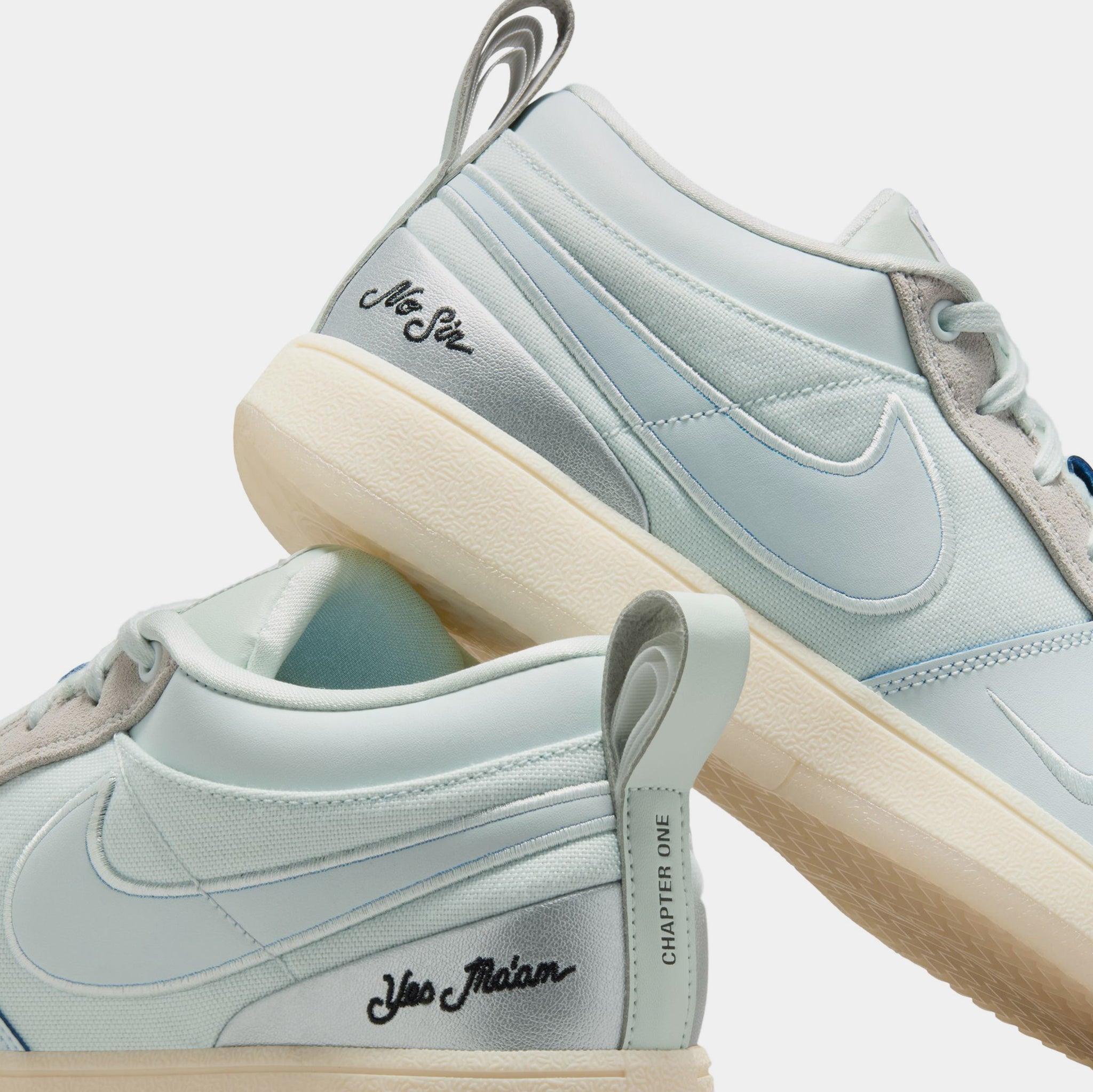 Nike Book 1 Moss Point Mens Basketball Shoes Grey Metallic