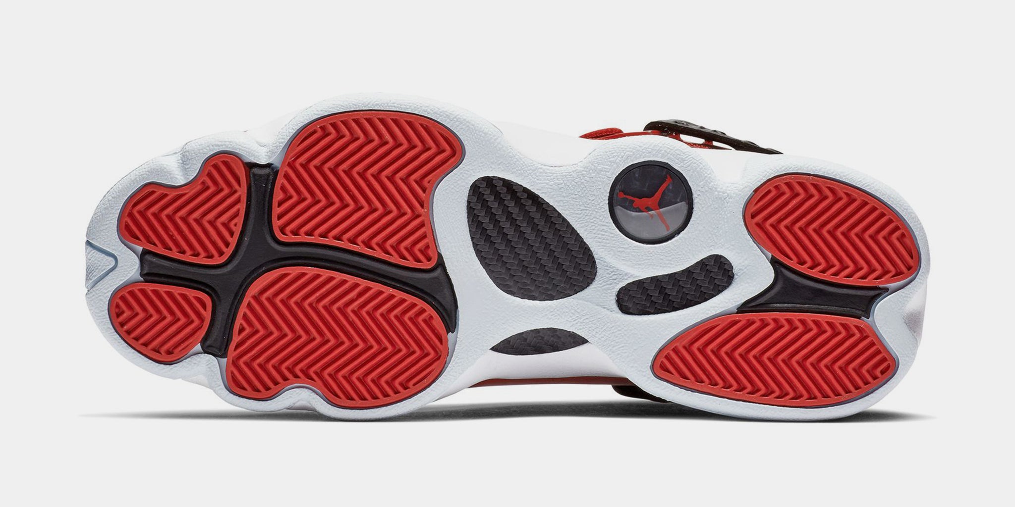 Jordan 6 Rings Grade School Basketball Shoes Gym Red Black White 323419 ...