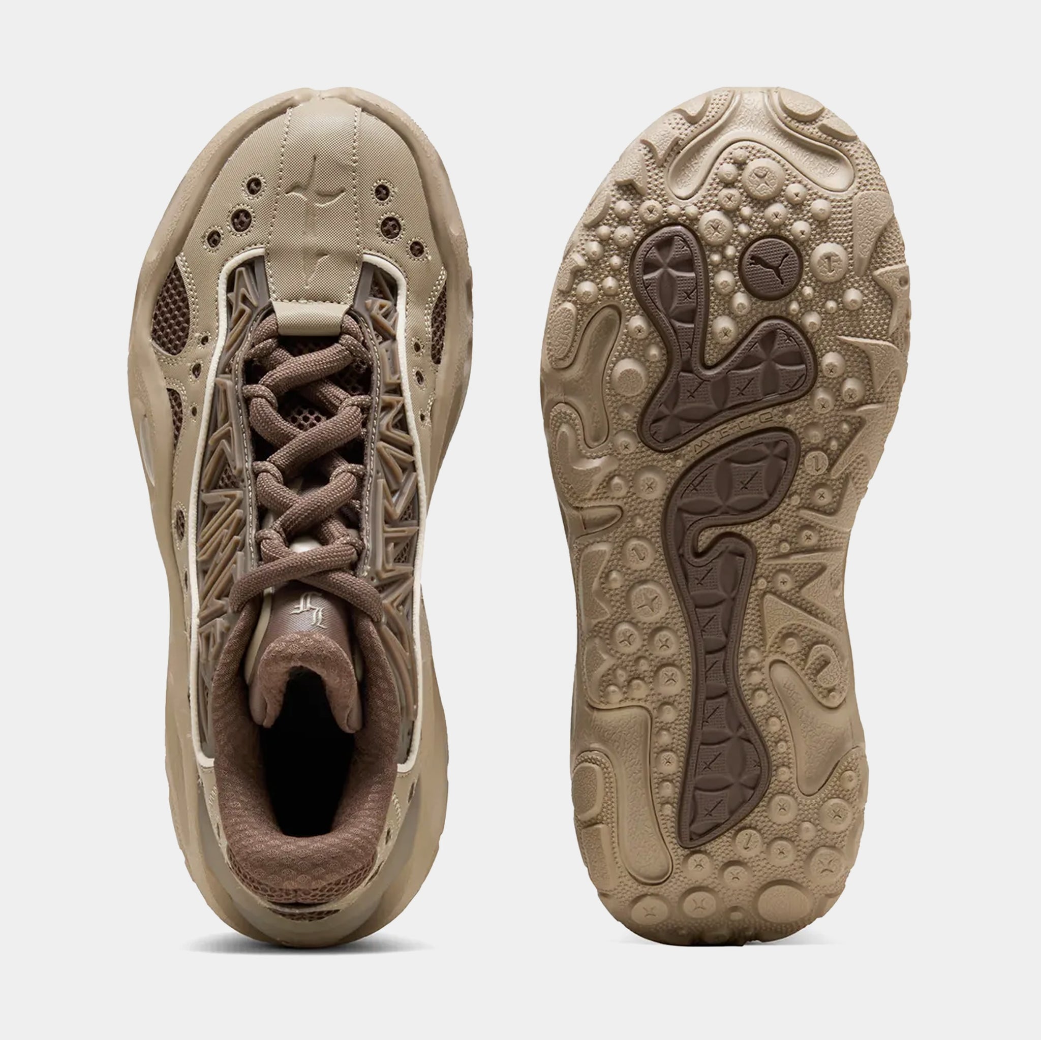 PUMA LaFrance RNR Trail Mens Lifestyle Shoes Ice Coffee Flat