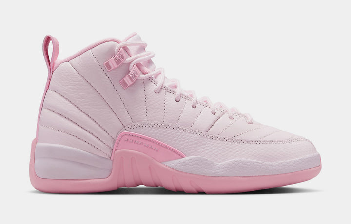 Air Jordan 12 Retro Pearl Pink Infant Toddler Lifestyle Shoes (Pearl Pink/Medium Soft Pink)