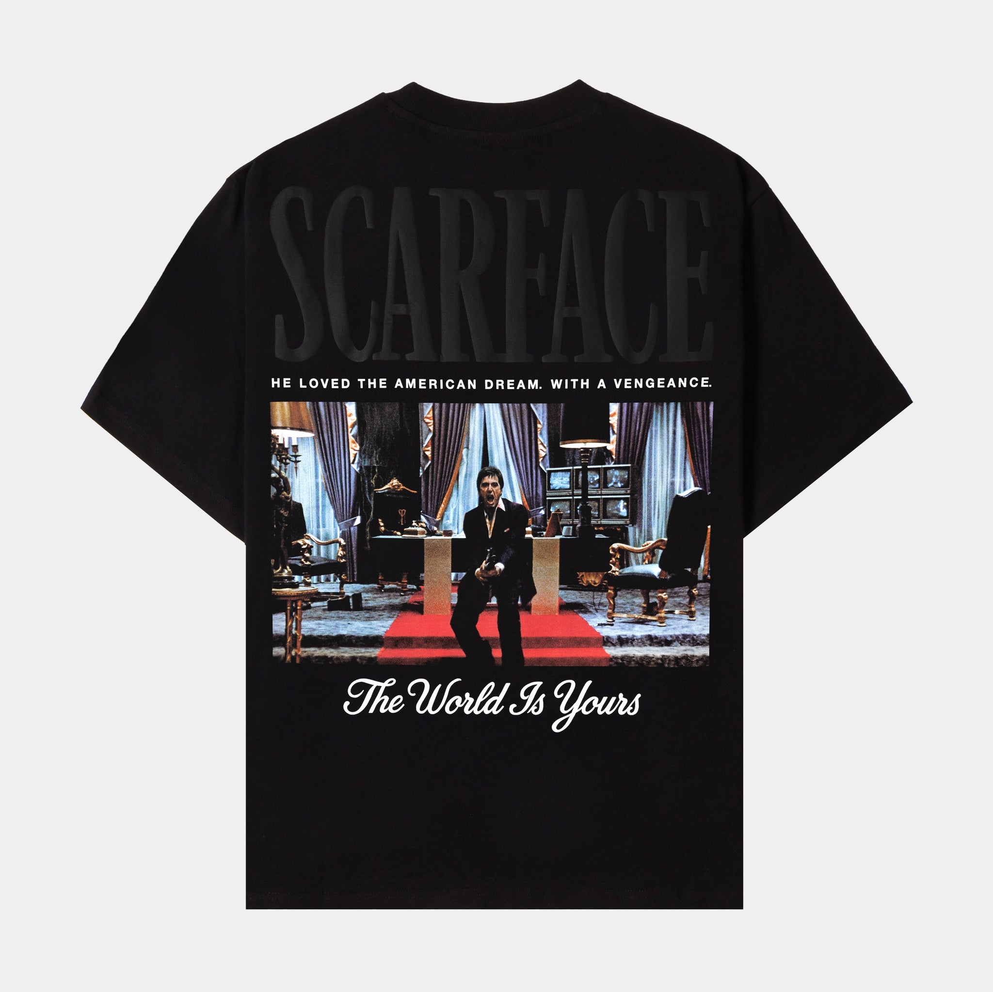 Shoe Palace SP x Scarface Vengeance Mens Short Sleeve Shirt Black