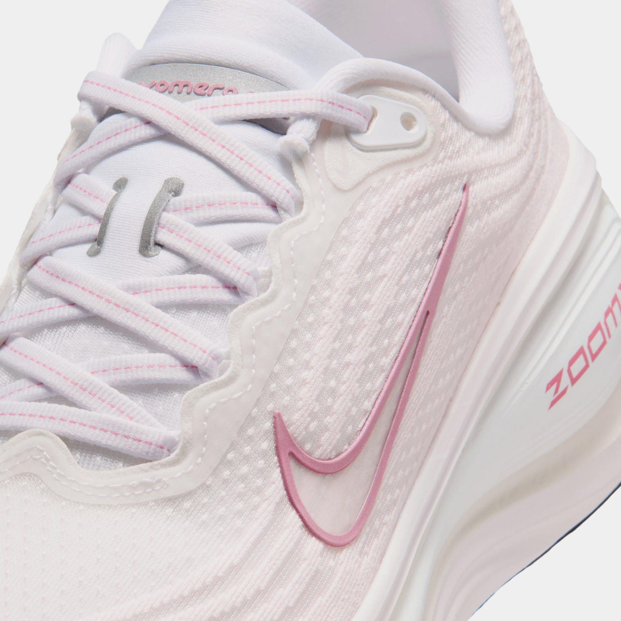 Nike Vomero Plus Womens Running Shoes White Peony Pearl Pink