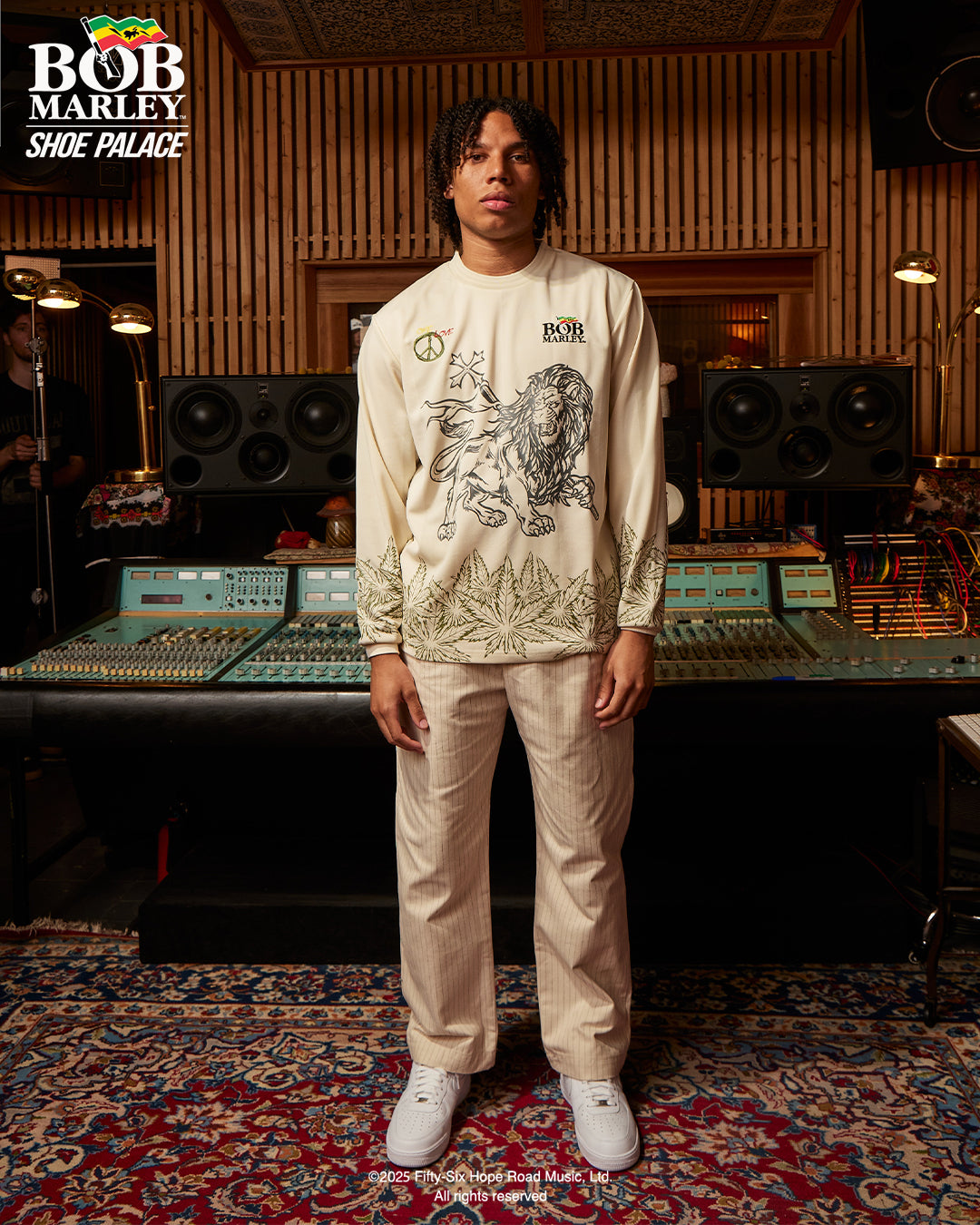 Shoe Palace SP x Bob Marley Lions Soccer Long Sleeve Mens Jersey Shoe Palace SP x Bob Marley Lions Soccer Long Sleeve Mens Jersey