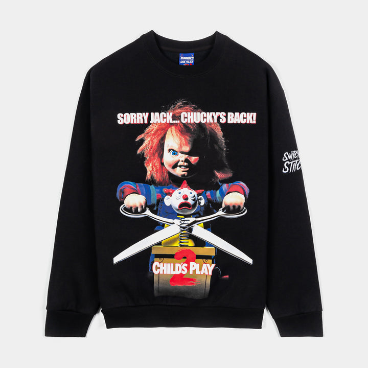 Shoe Palace SP x Chucky Wanna Play Mens Long Sleeve Shirt Black