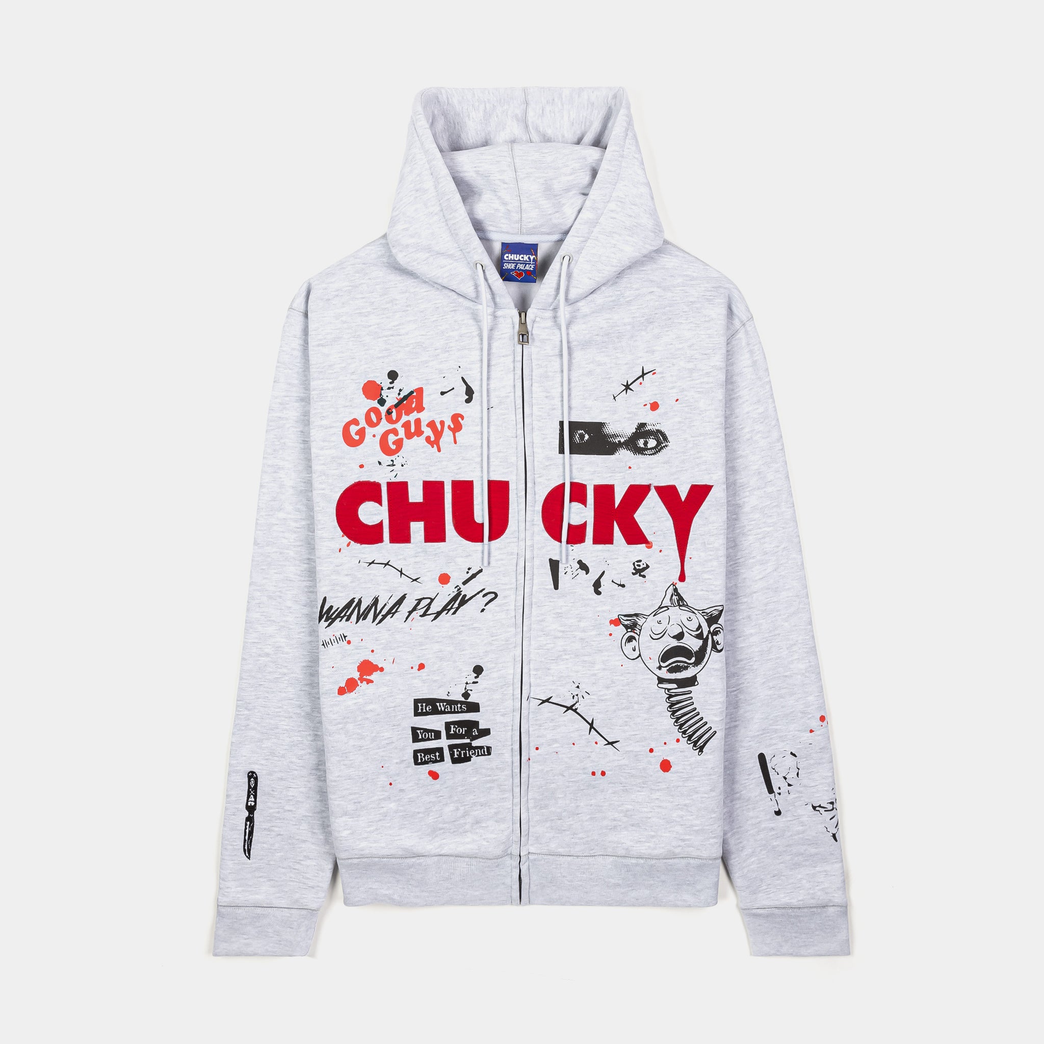 Shoe Palace SP x Chucky Its Play Time Zip Up Mens Hoodie