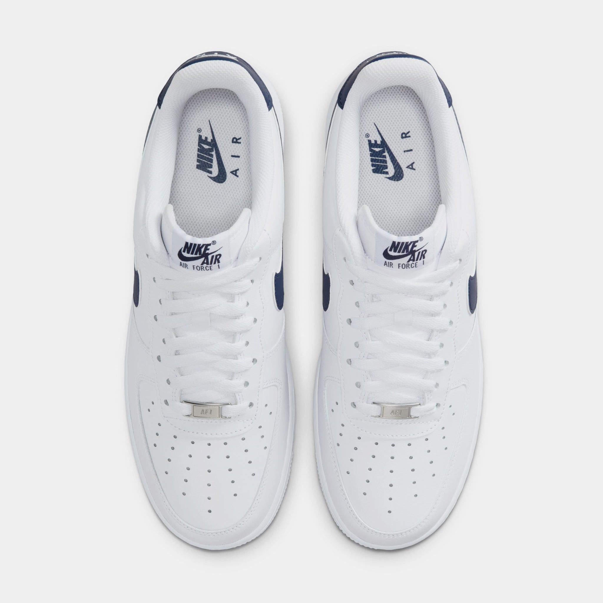 Nike Air Force 1 07 Mens Lifestyle Shoes White College Navy FJ4146