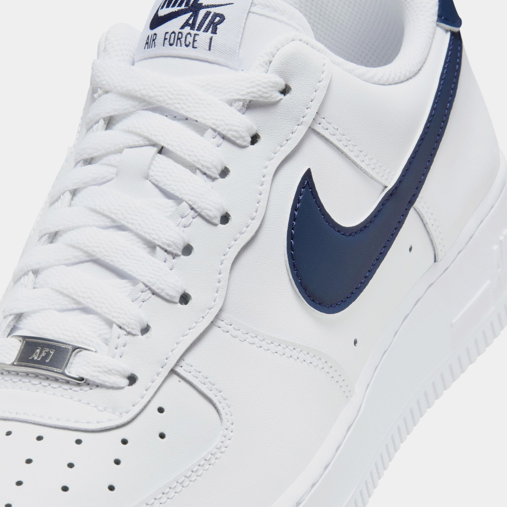 Nike Air Force 1 07 Mens Lifestyle Shoes White College Navy FJ4146