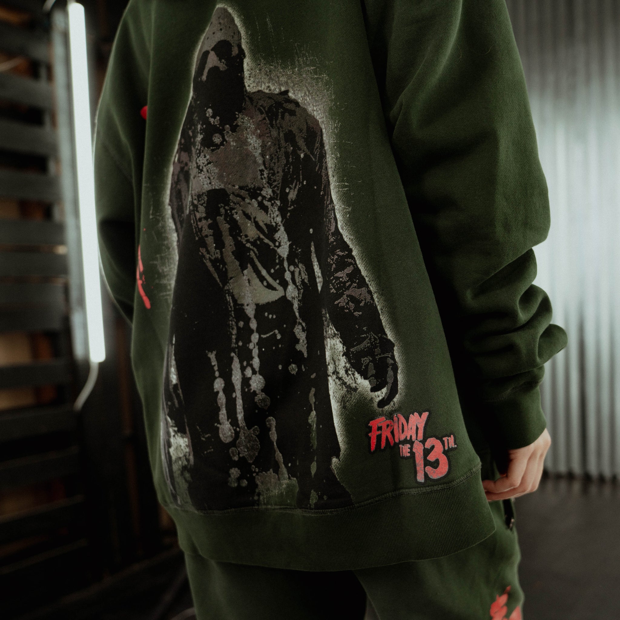 Shoe Palace SP x Friday The 13th Crystal Lake Zip Up Mens Hoodie