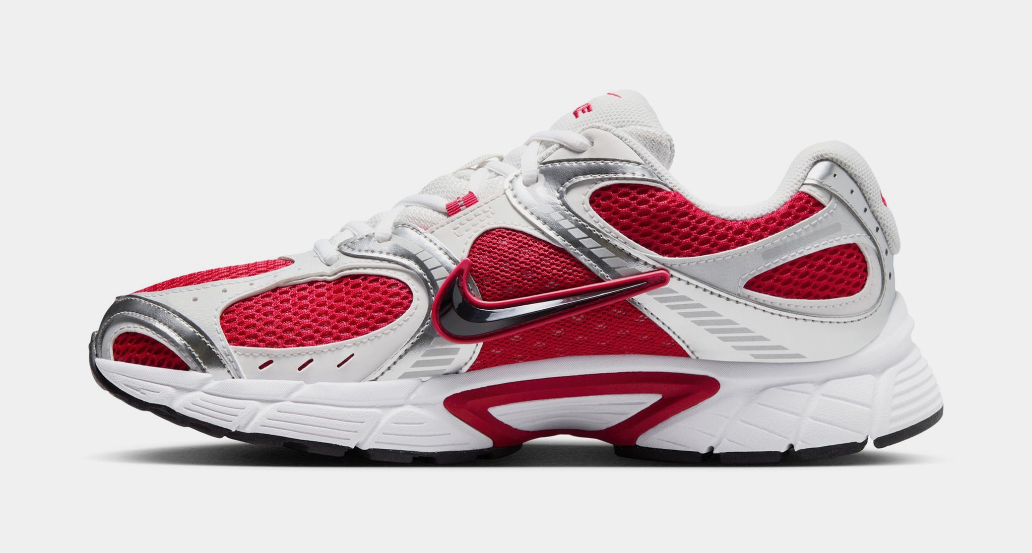 Nike V5 RNR Mens Running Shoes Gym Red Black Metallic Silver