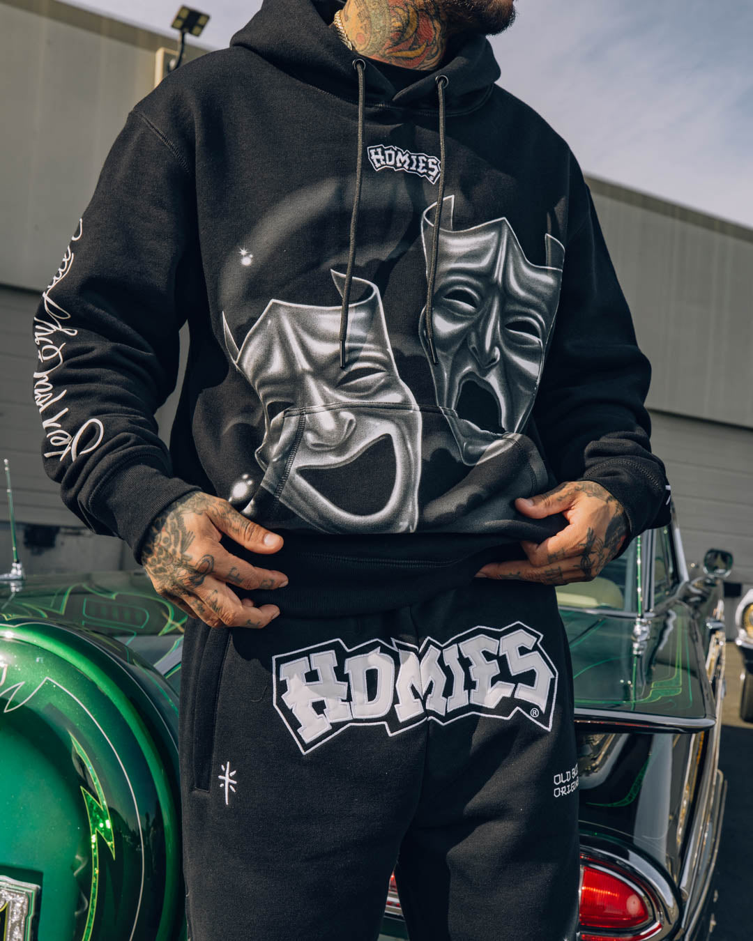 homiesスウェット×ステッカー付き Amazon.com: MEXICOVIPTSHIRTS HOMIES HOODIE Pullover Hoodie