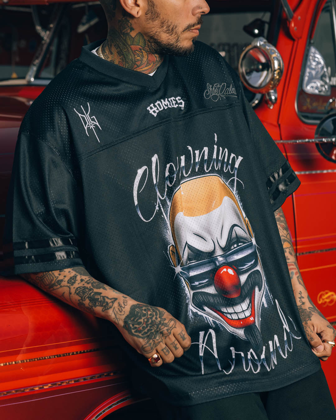 Shoe Palace SP x Homies Clowning Around Mesh Mens Jersey Black