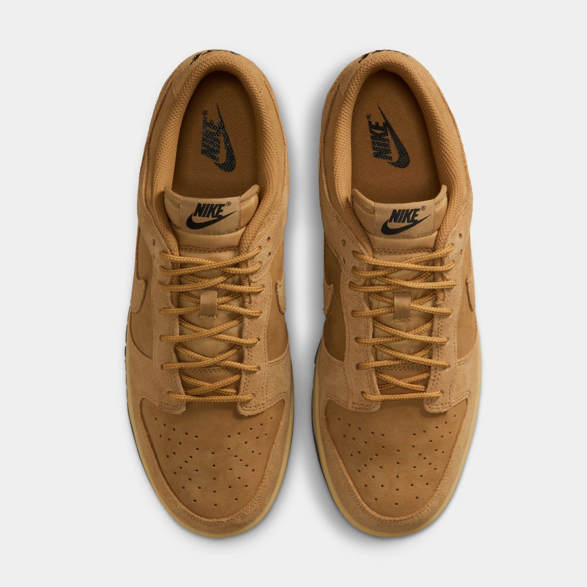 Nike Dunk Low Wheat Mens Lifestyle Shoes Wheat Black Black Wheat