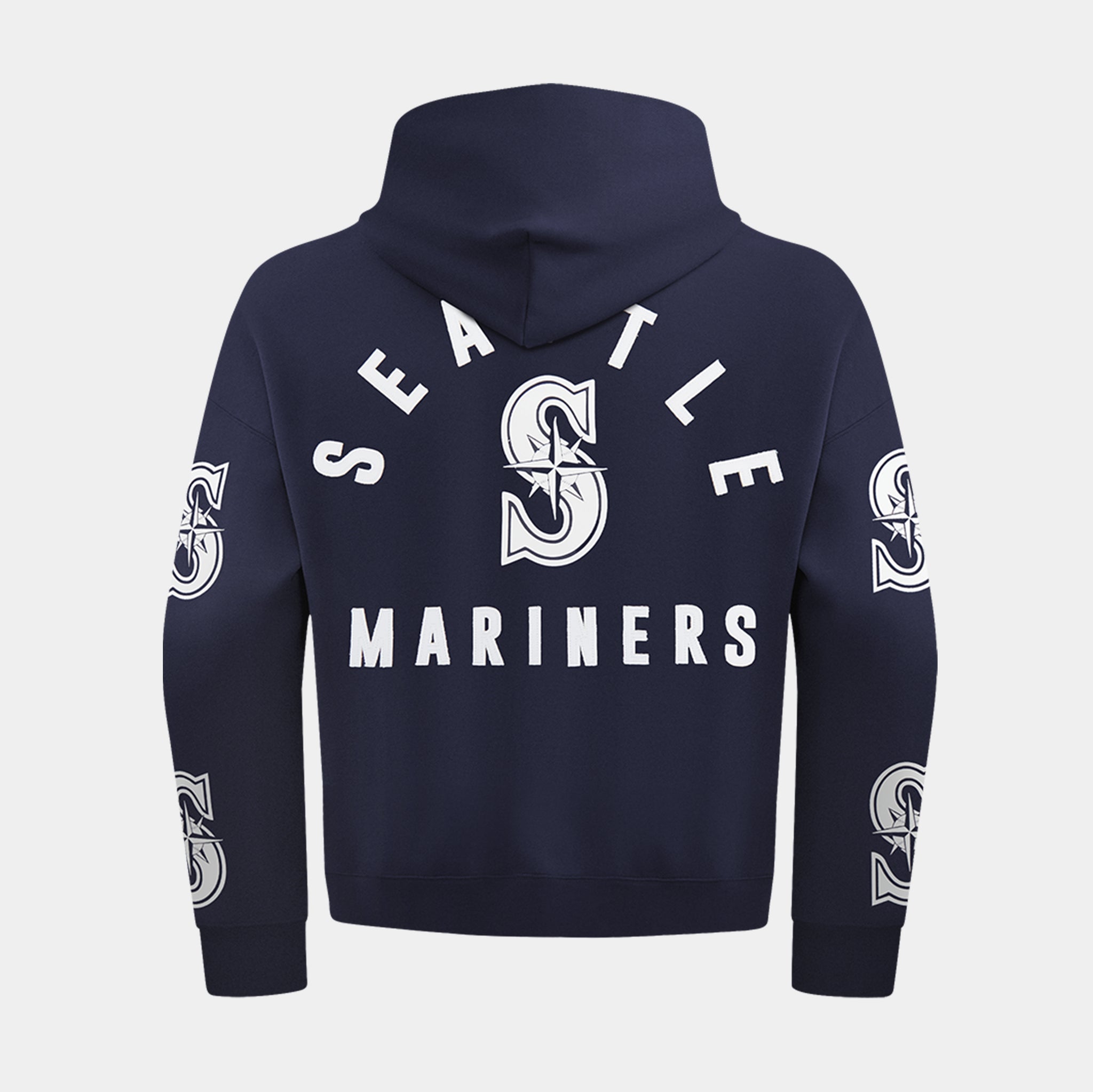 MARINERS （マリナーズ）スタジャン Lサイズ ネイビー/シルバー Pro Standard Seattle Mariners All Pro Fleece Zip Up Mens Hoodie