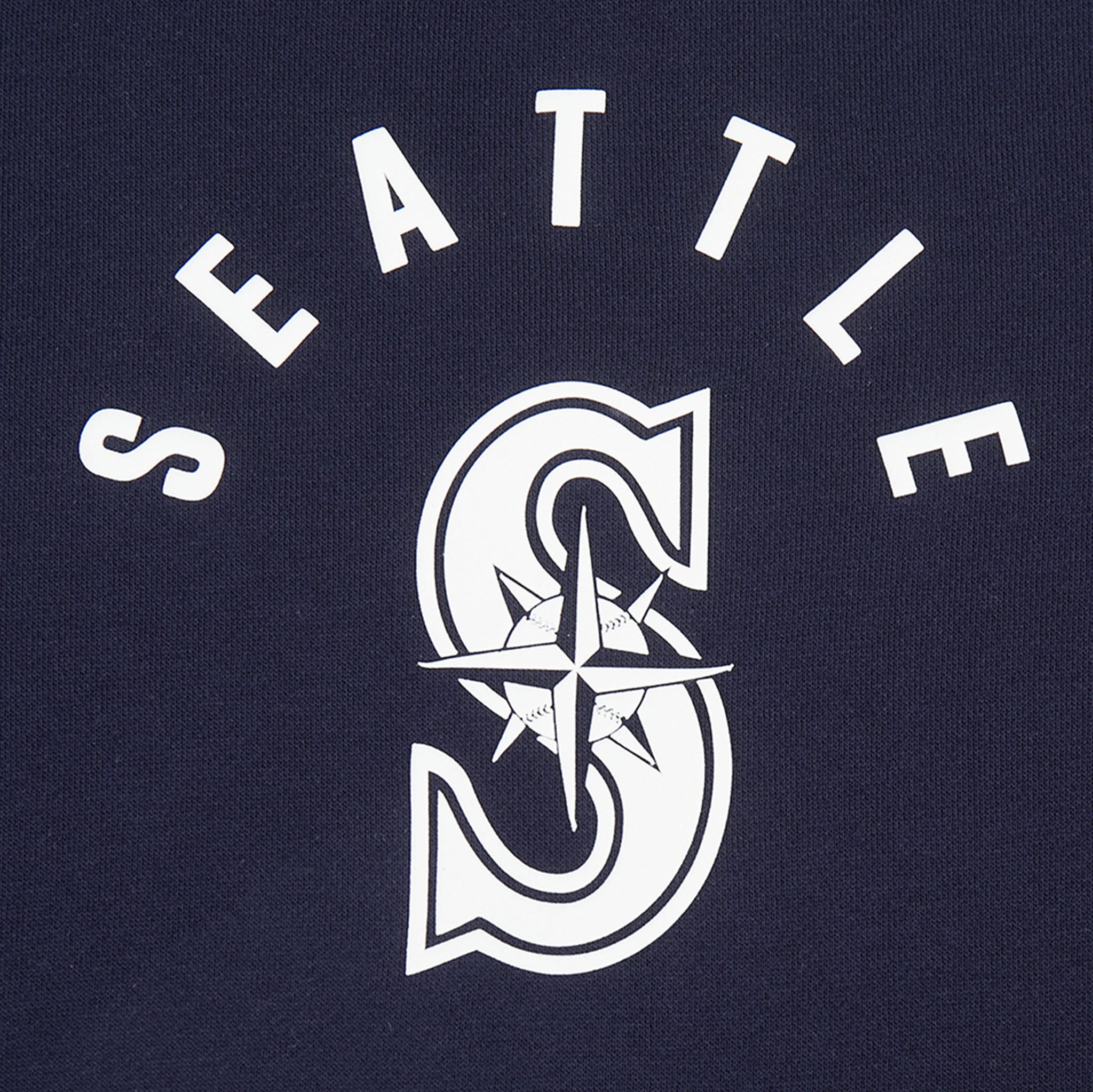 Pro Standard Seattle Mariners All Pro Fleece Zip Up Mens Hoodie