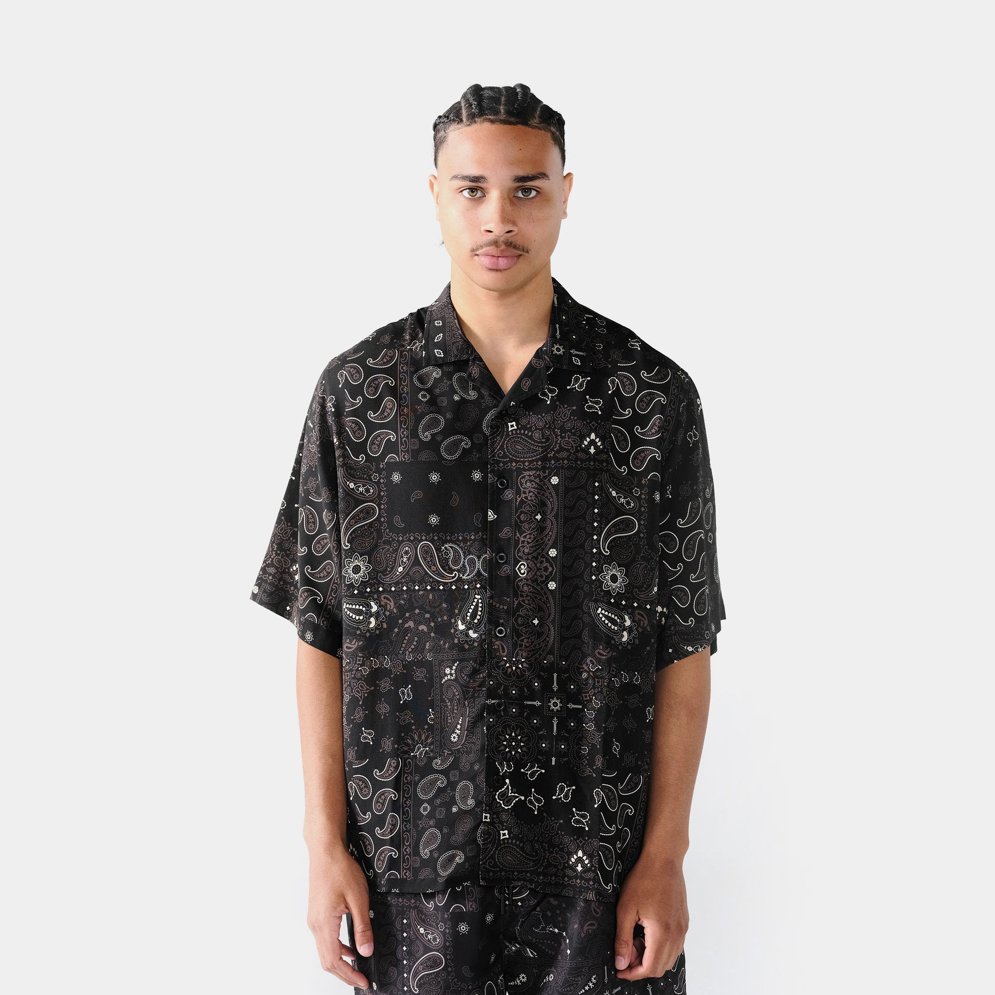 Paisley Button Up Mens