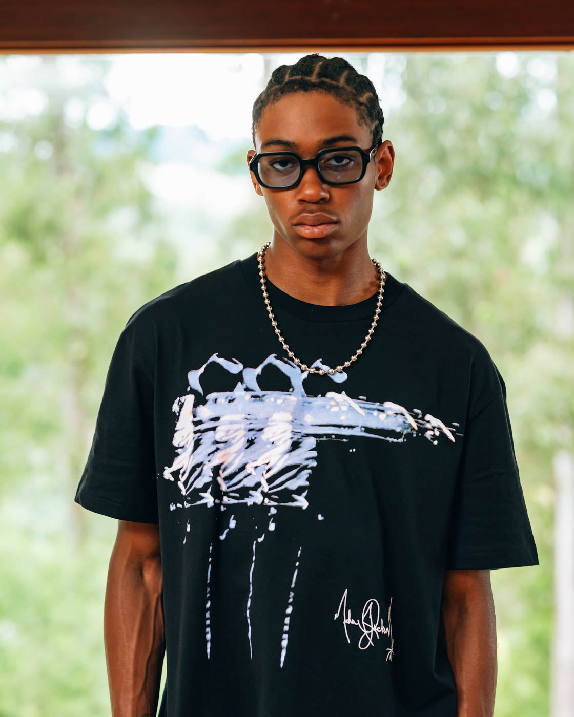 Shoe Palace SP x Michael Jackson Fade Away Mens Short Sleeve Shirt