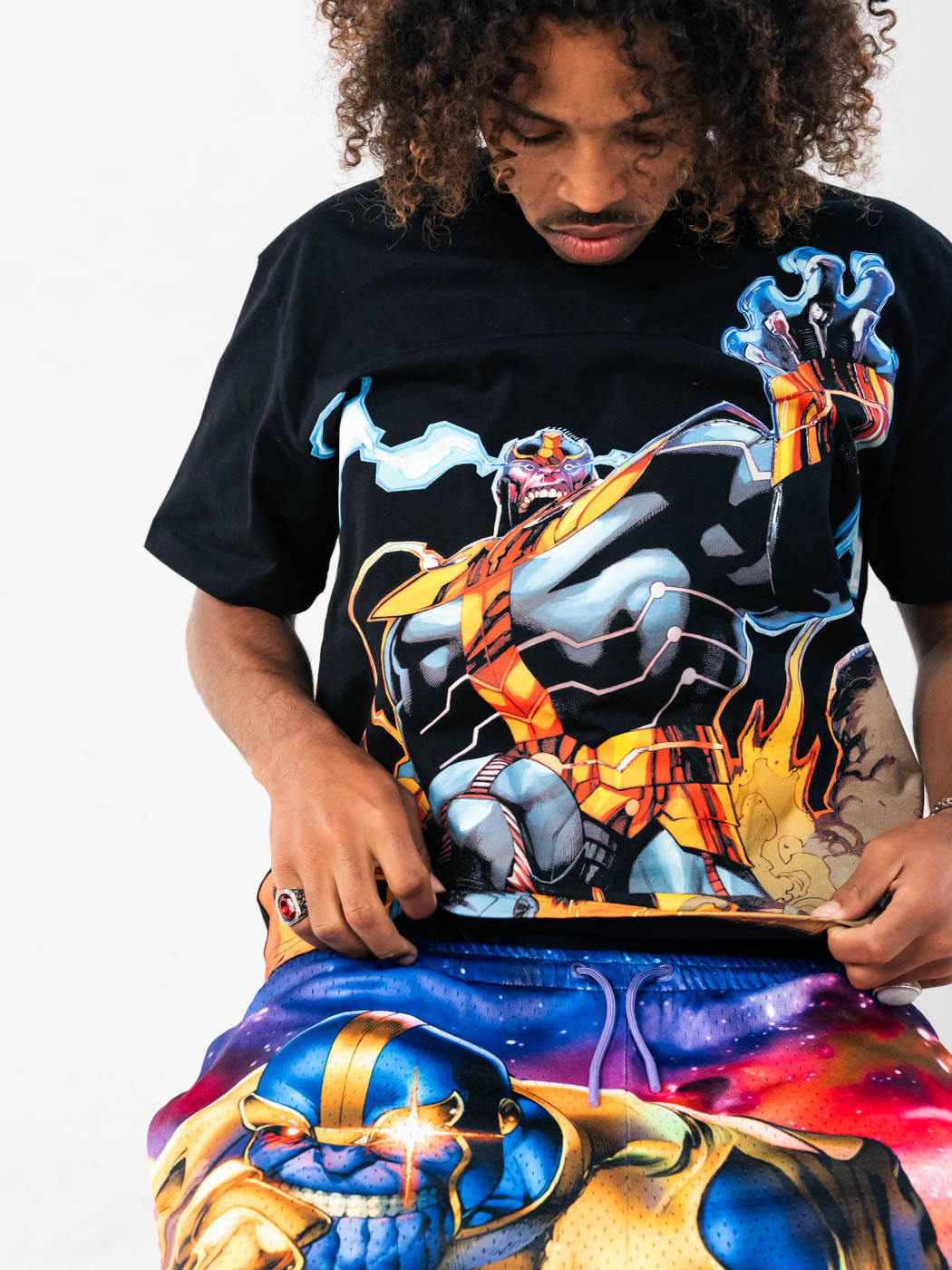 Shoe Palace Marvel By Shoe Palace Thanos Mens Short Sleeve Shoe Palace Marvel By Shoe Palace Thanos Mens Short Sleeve