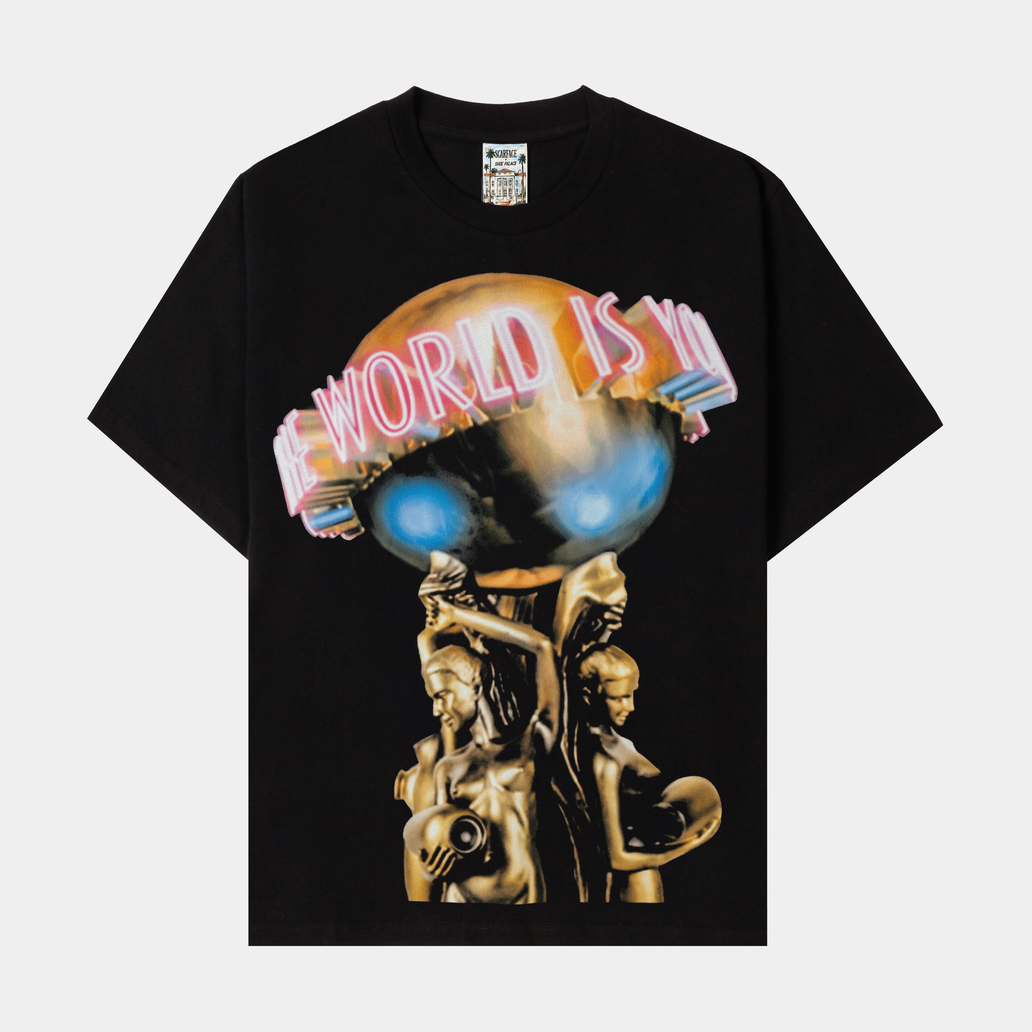 Shoe Palace SP x Scarface The World Is Yours Mens Short Sleeve