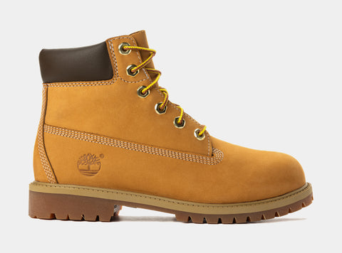 Timberland Premium 6 Inch Lace Up Waterproof Grade School Boots