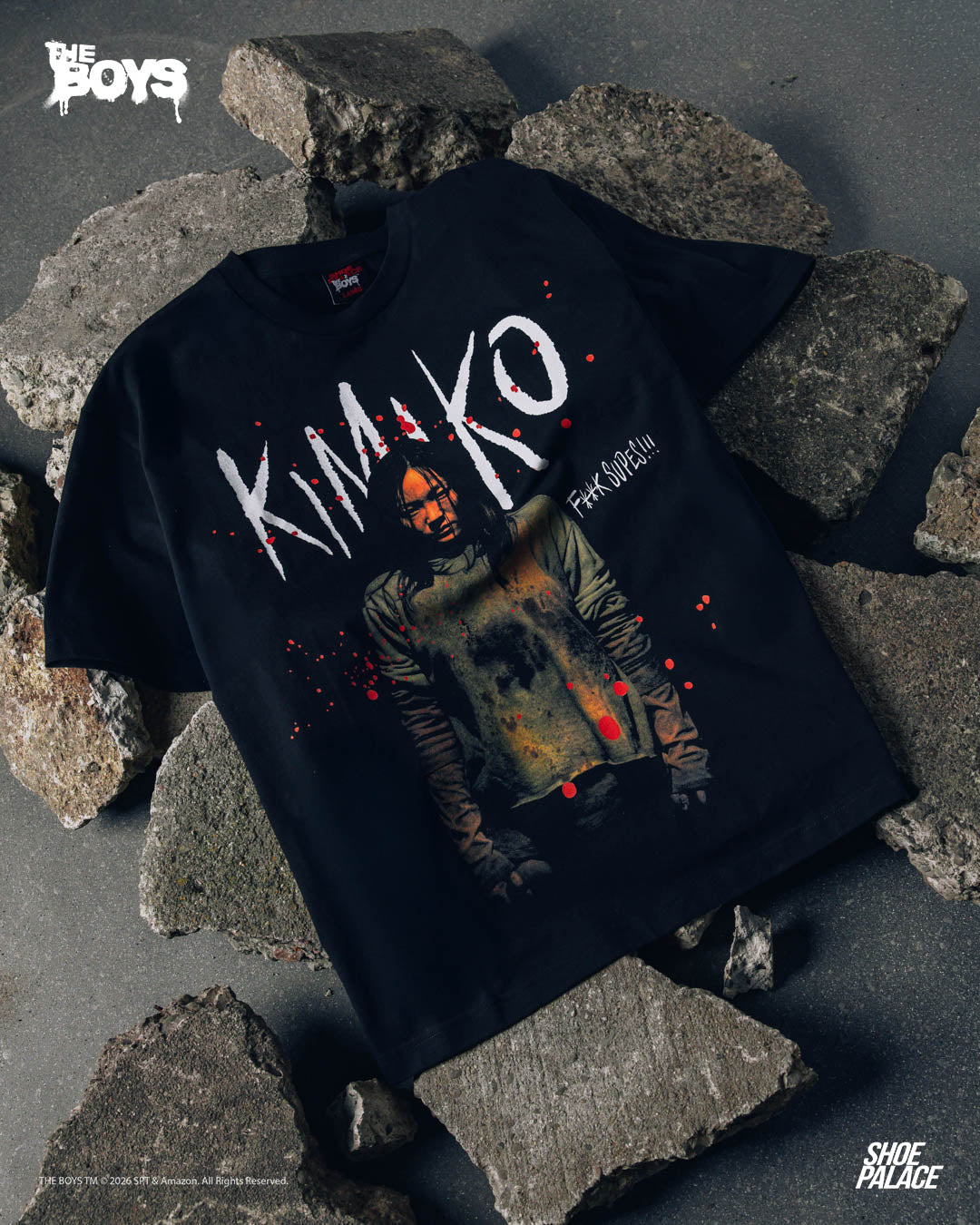 Shoe Palace SP x The Boys Kimiko Mens Short Sleeve Shirt Black