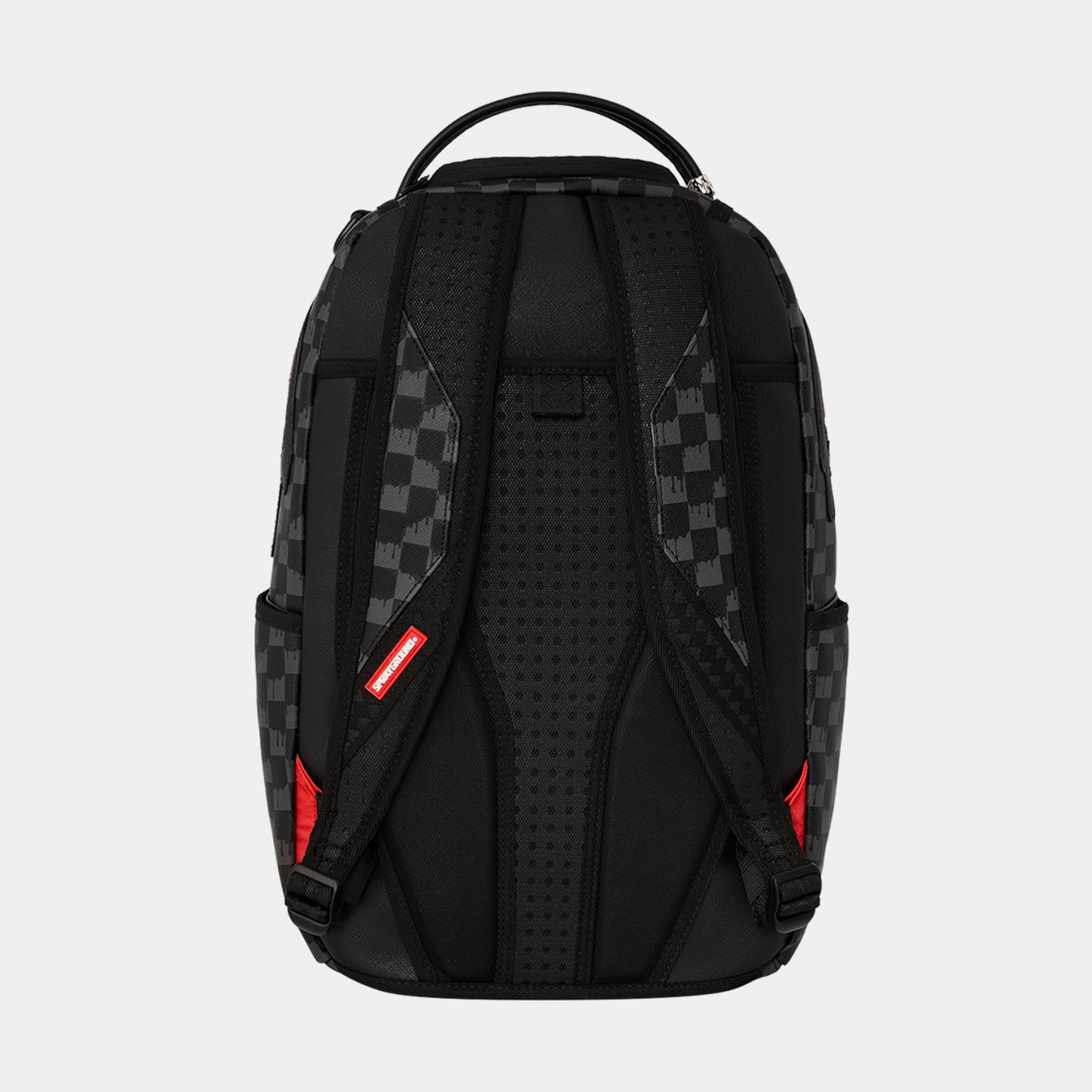 Sprayground Dripping Sharks In Paris Mens Backpack Grey Black 