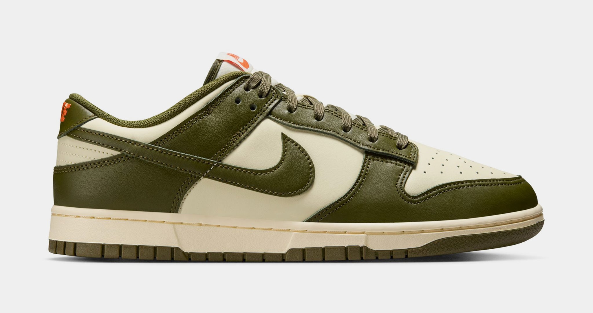 Nike Dunk Low Retro Mens Basketball Shoes Coconut Milk Rough Green